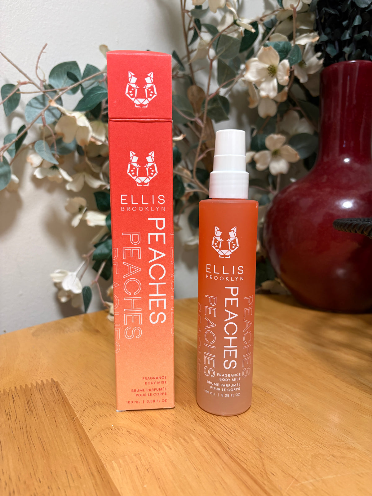 Ellis Brooklyn PEACHES Fragrance Body Mist,FullSz 3.38oz/100ml,BNIB,DISCONTINUED