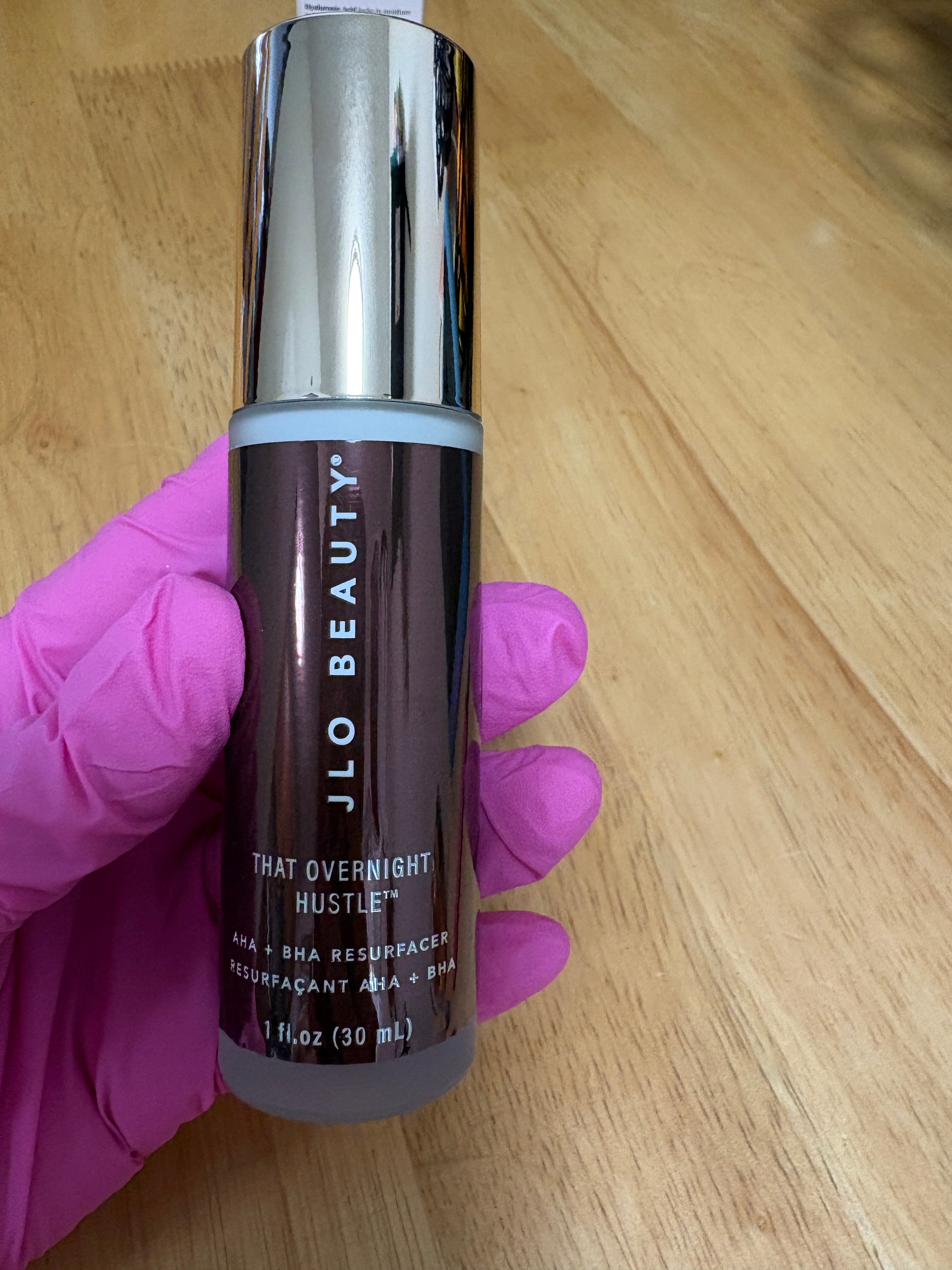 JLo Beauty~That Overnight Hustle, AHA & BHA Resurfacer, full Sz 1oz, BNIB, New