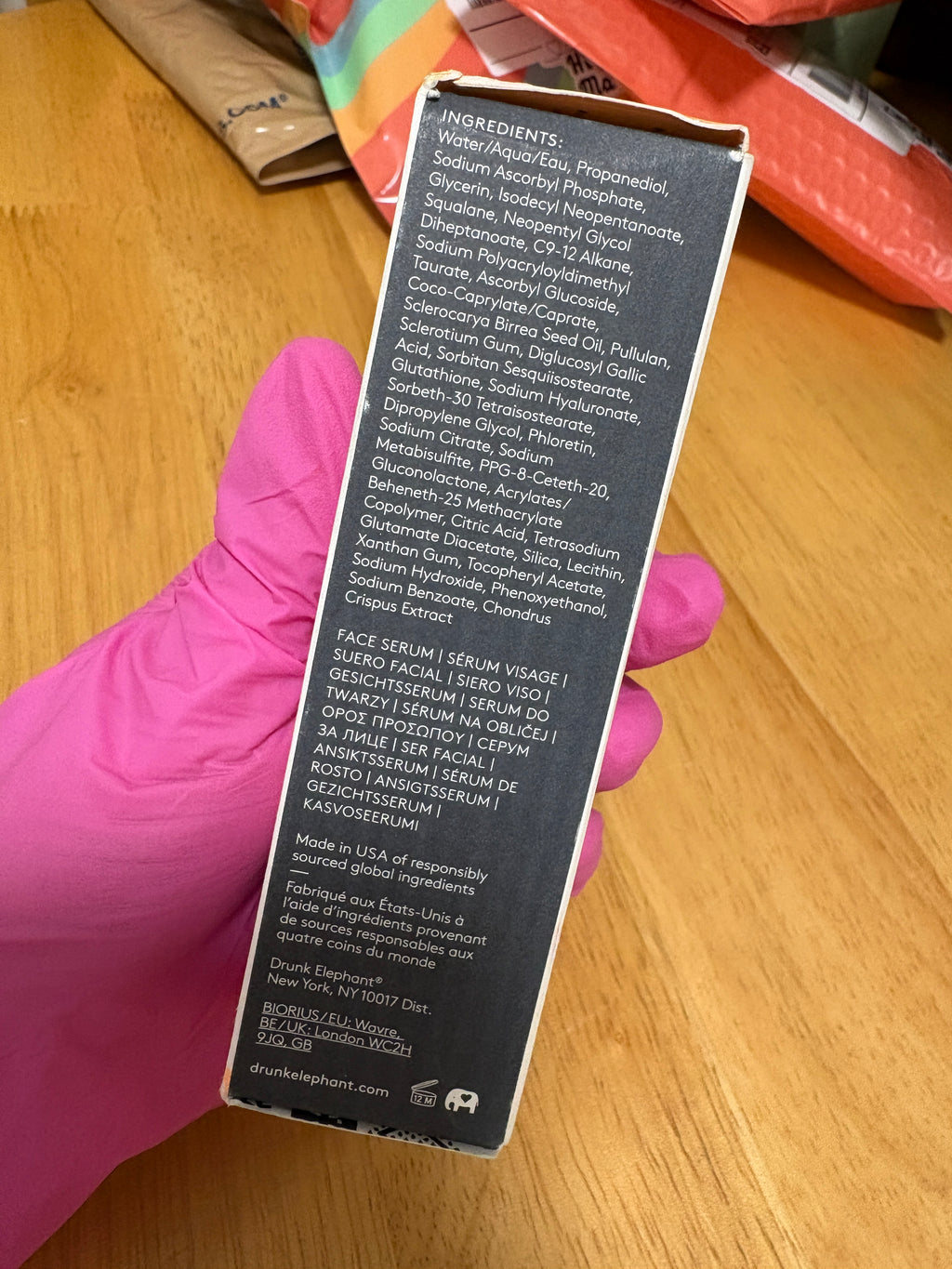 Drunk Elephant C-Luma Hydrabright Serum, full Sz 30ml/1 fl oz, BNIB, New $68MSRP