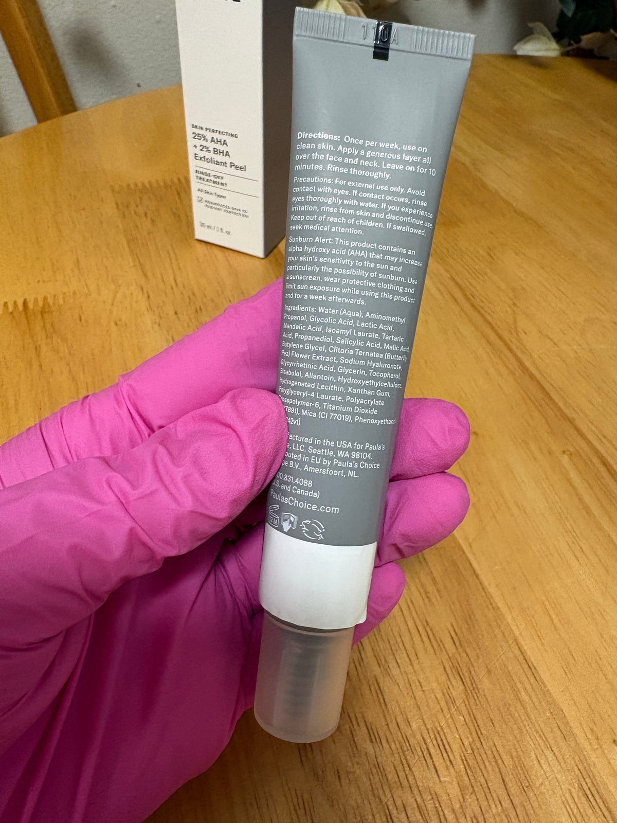 Paula’s Choice Skin Perfecting 25%AHA + 2%BHA Exfoliant Peel 1oz/30ml New in Box
