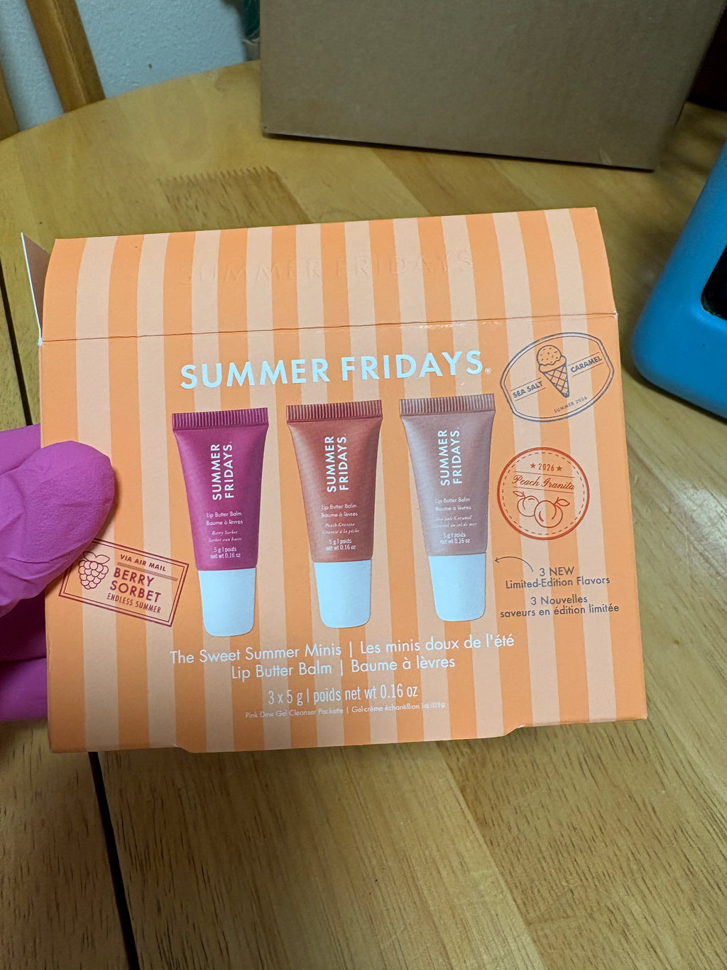Summer Fridays~The Sweet Summer Minis LIMITED EDITION 3x0.16 oz BRAND NEW IN BOX