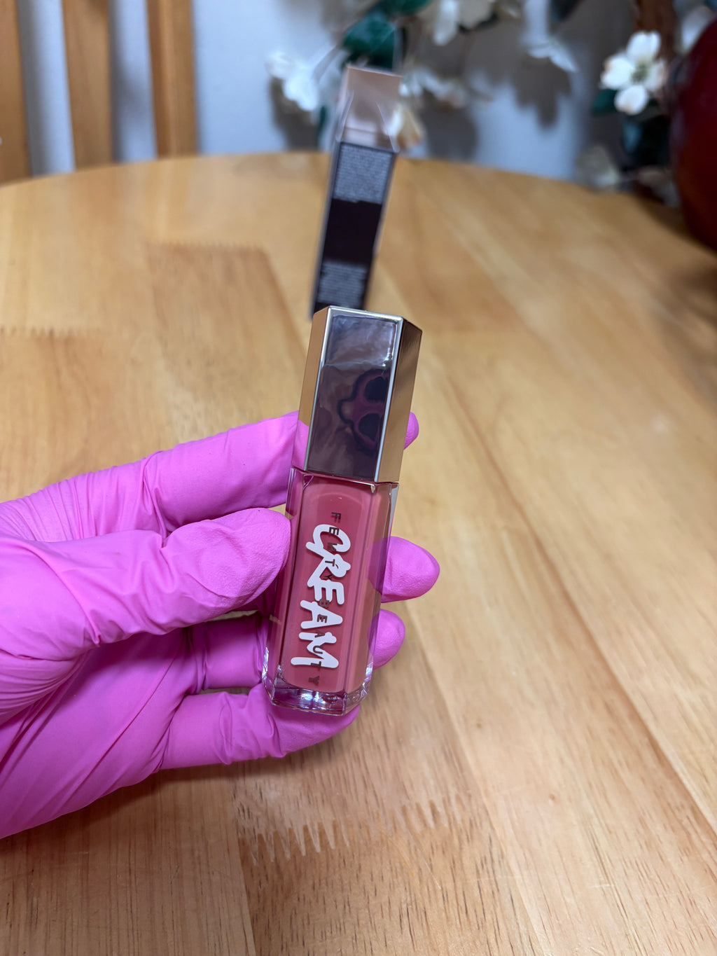 Fenty Beauty Gloss Bomb Lip Cream FENTY GLOW 02, Full Sz 0.3oz, BNIB, Authentic