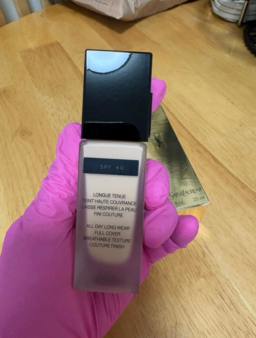 Yves Saint Laurent All Hours Foundation LC6 SPF 40 Luminous Matte 0.84oz, BNIB