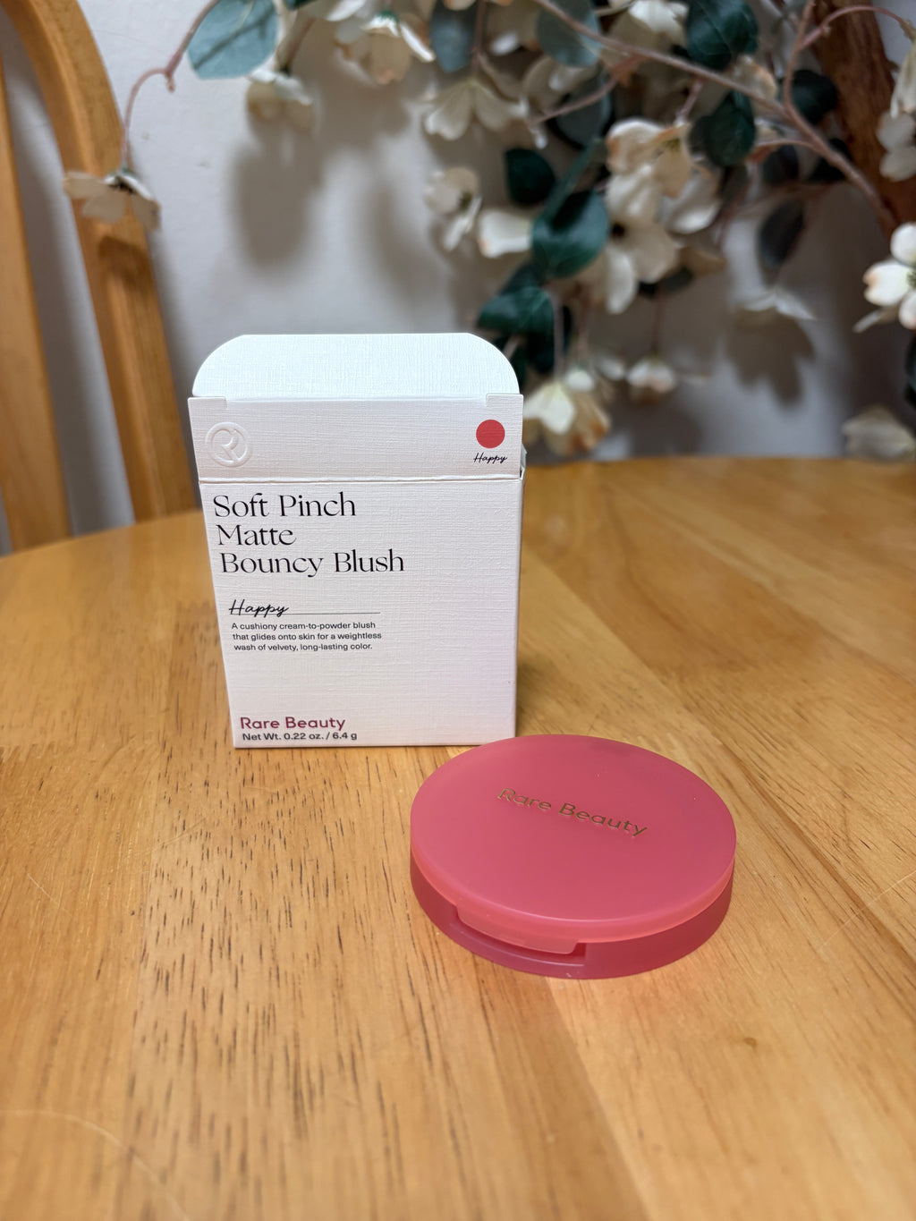 Rare Beauty ~ Soft Pinch Matte Bouncy Blush in HAPPY, full Sz 0.22oz, BNIB, New