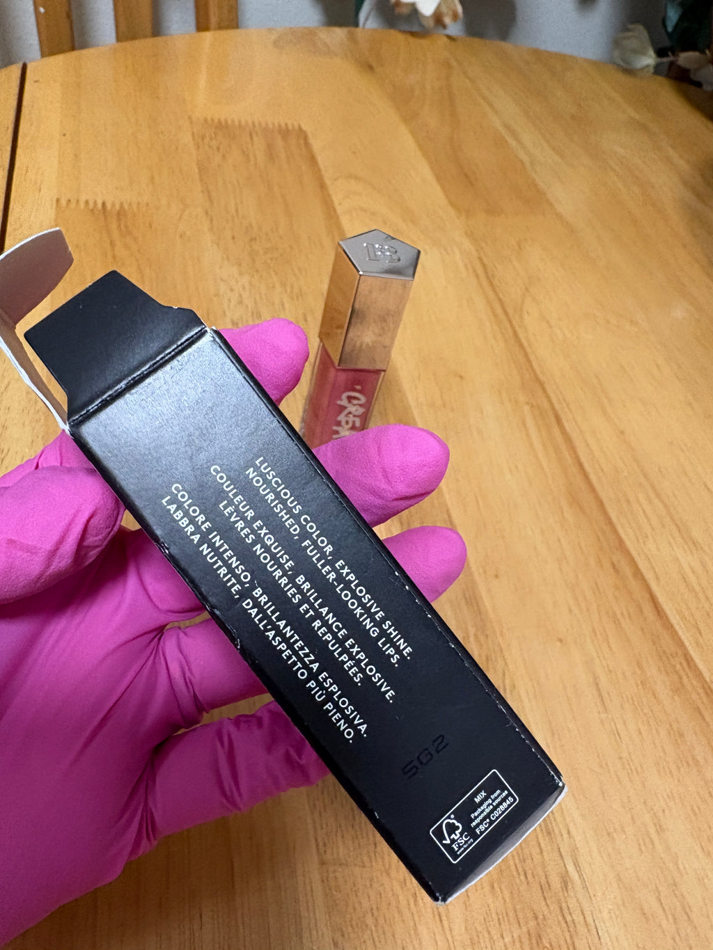 Fenty Beauty Gloss Bomb Lip Cream FENTY GLOW 02, Full Sz 0.3oz, BNIB, Authentic