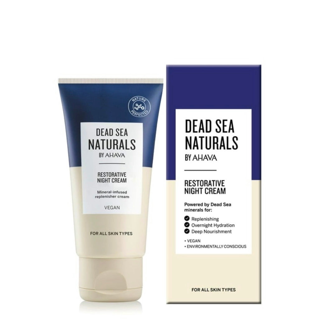 Dead Sea Naturals by AHAVA Restorative Night Cream, Full Sz 1.7oz, BNIB, Sealed