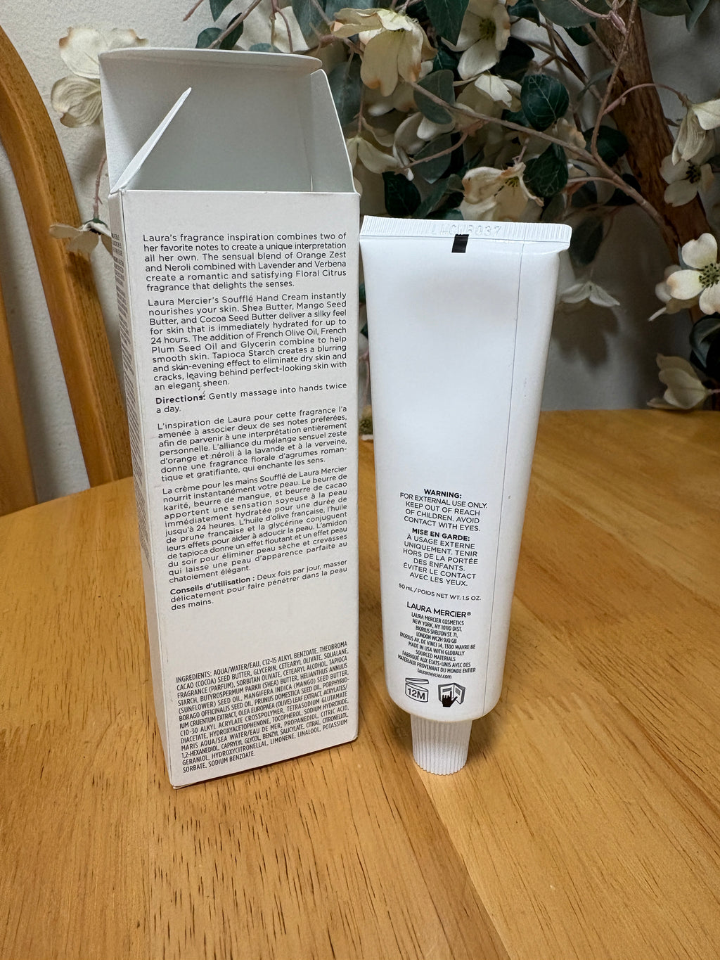 Laura Mercier NEROLI DU SUD Souffle Hand Cream 1.5 oz Sealed, BNIB, Authentic