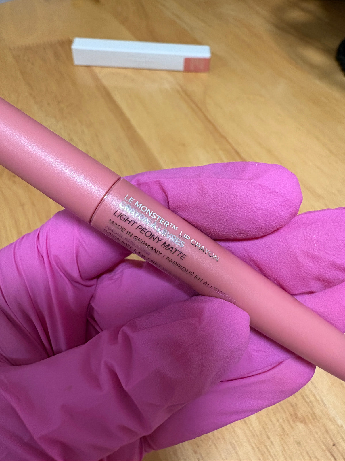 HAUS LABS Le Monster Lip Crayon In LIGHT PEONY MATTE, Full Size 0.05oz BNIB, New