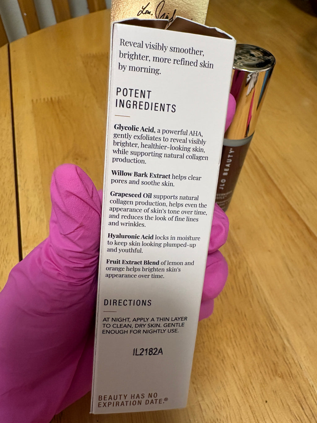JLo Beauty~That Overnight Hustle, AHA & BHA Resurfacer, full Sz 1oz, BNIB, New