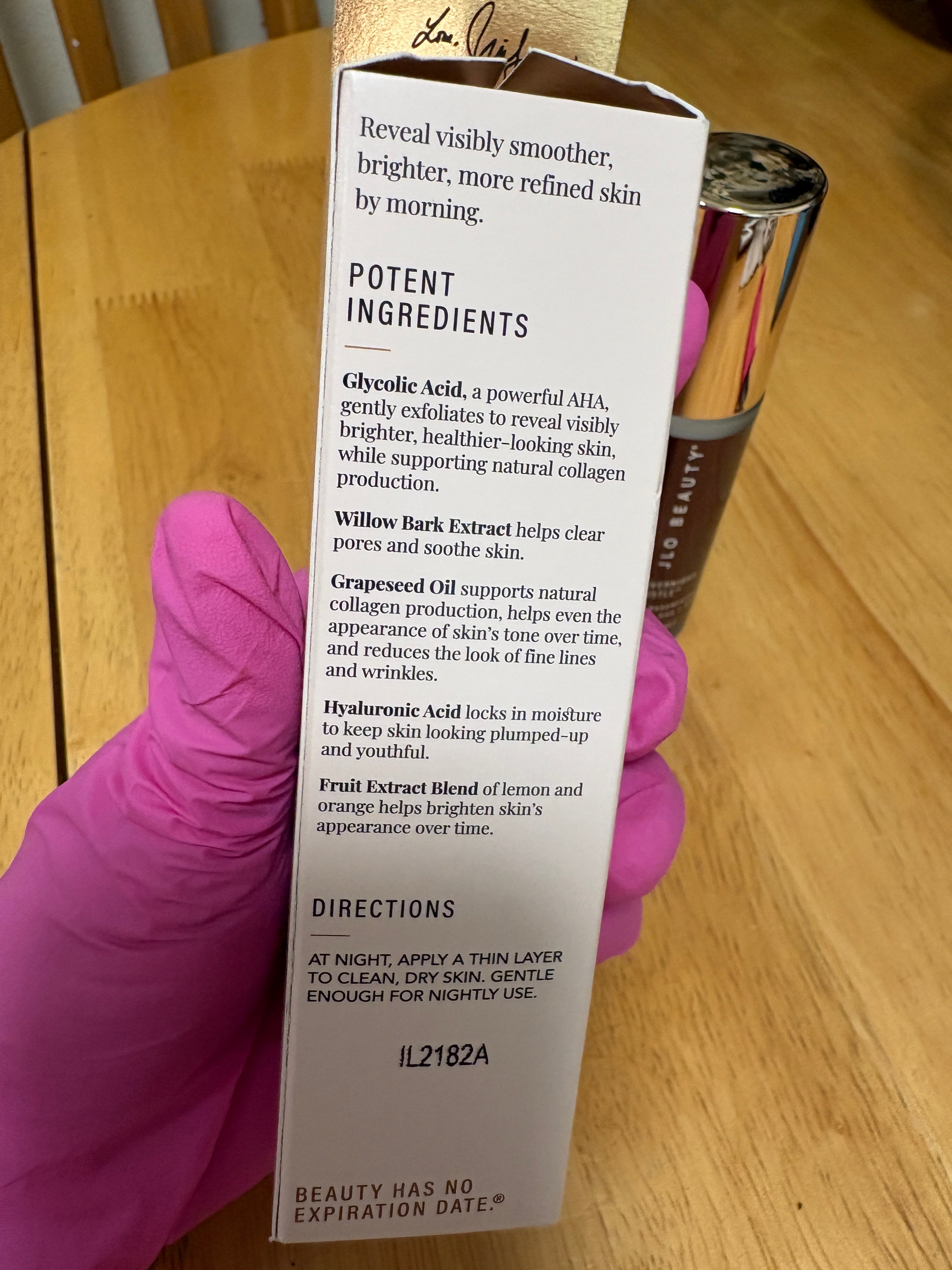 JLo Beauty~That Overnight Hustle, AHA & BHA Resurfacer, full Sz 1oz, BNIB, New