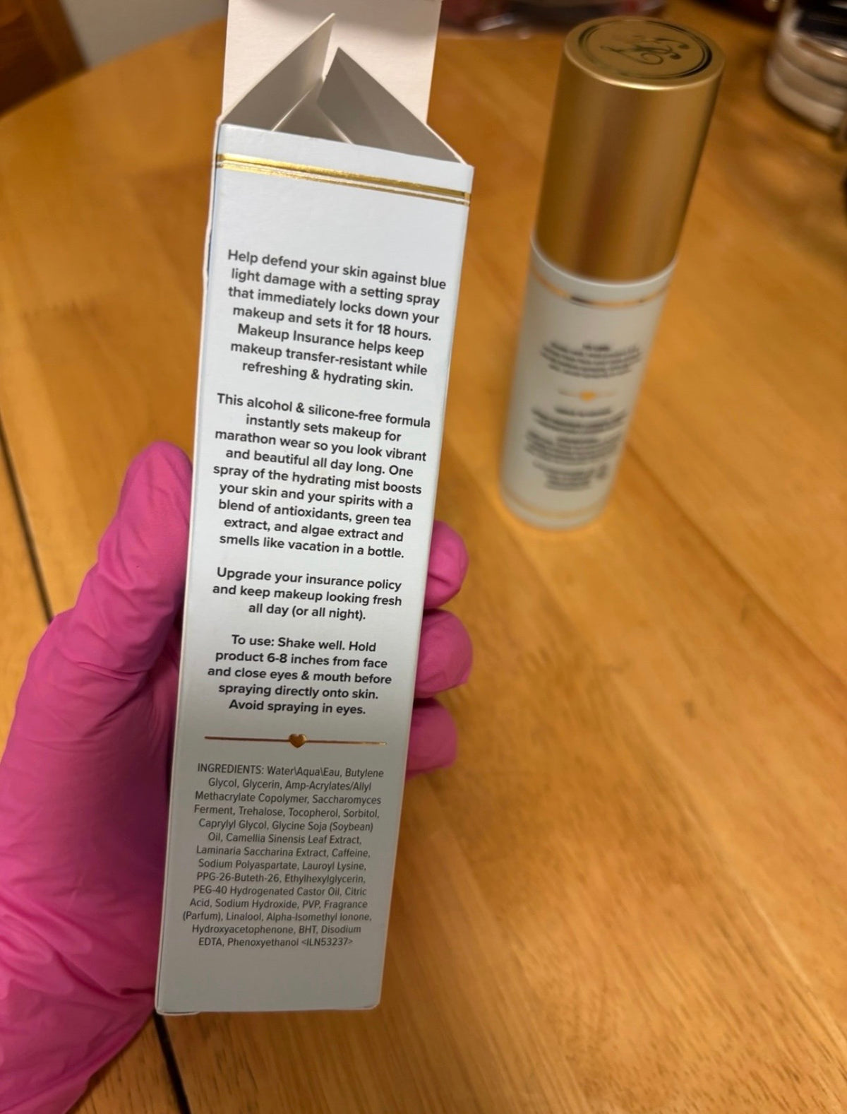 Too Faced Makeup Insurance 18Hour Wear Setting Spray,full Sz 4oz, BNIB,AUTHENTIC