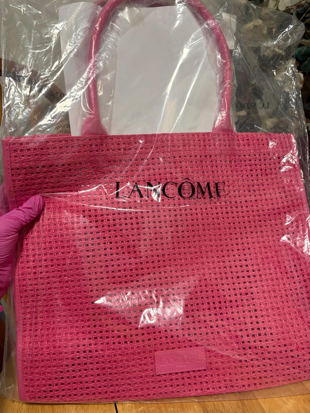 Lancome LC Summer Bag 2026 Pink Beach Bag Tote, Limited Edition,Sealed,Brand New