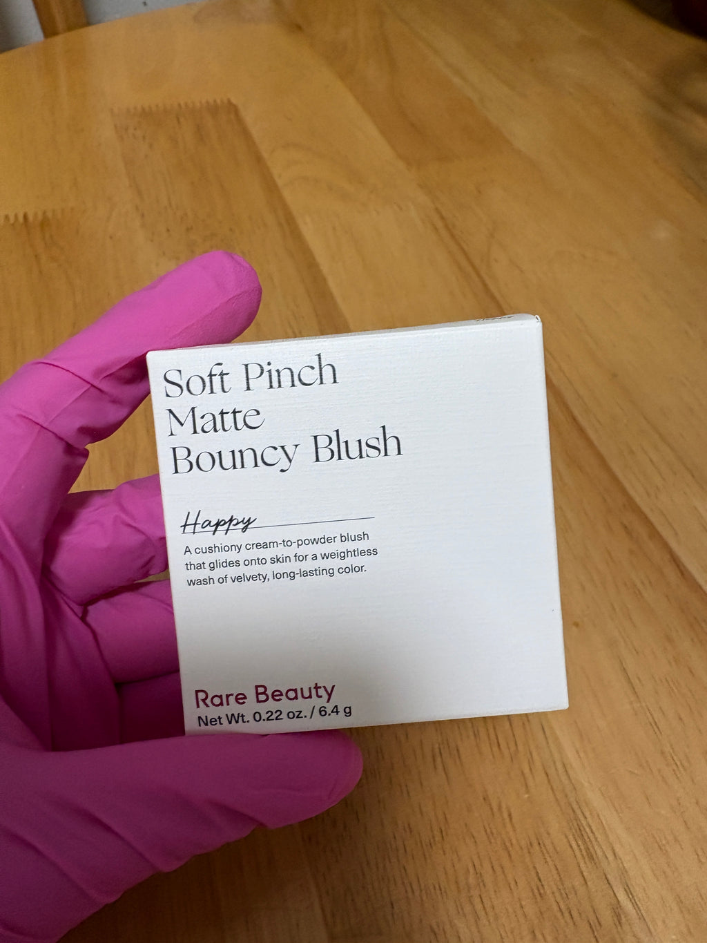 Rare Beauty ~ Soft Pinch Matte Bouncy Blush in HAPPY, full Sz 0.22oz, BNIB, New