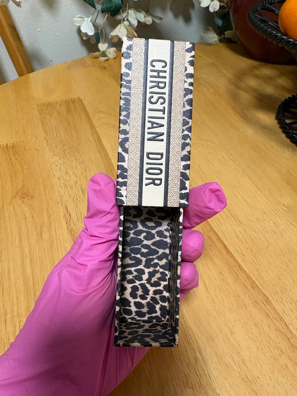 Christian Dior Limited Edition Mitzah Lipstick Case/Holder NEW, No Box, Leopard
