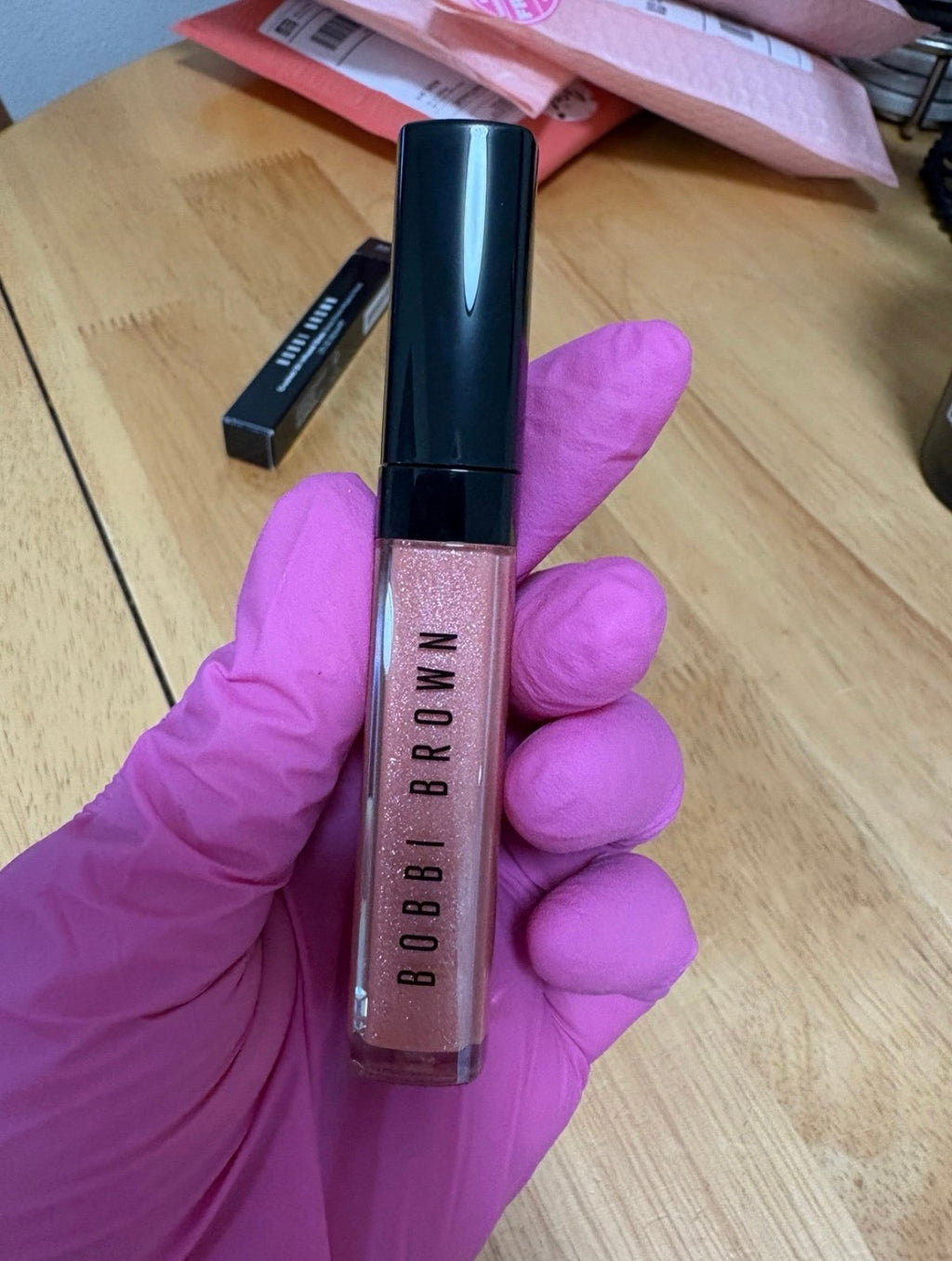 Bobbi Brown Crushed Oil-Infused Gloss in BELLINI (shimmer), full Sz 0.2oz,BNIB
