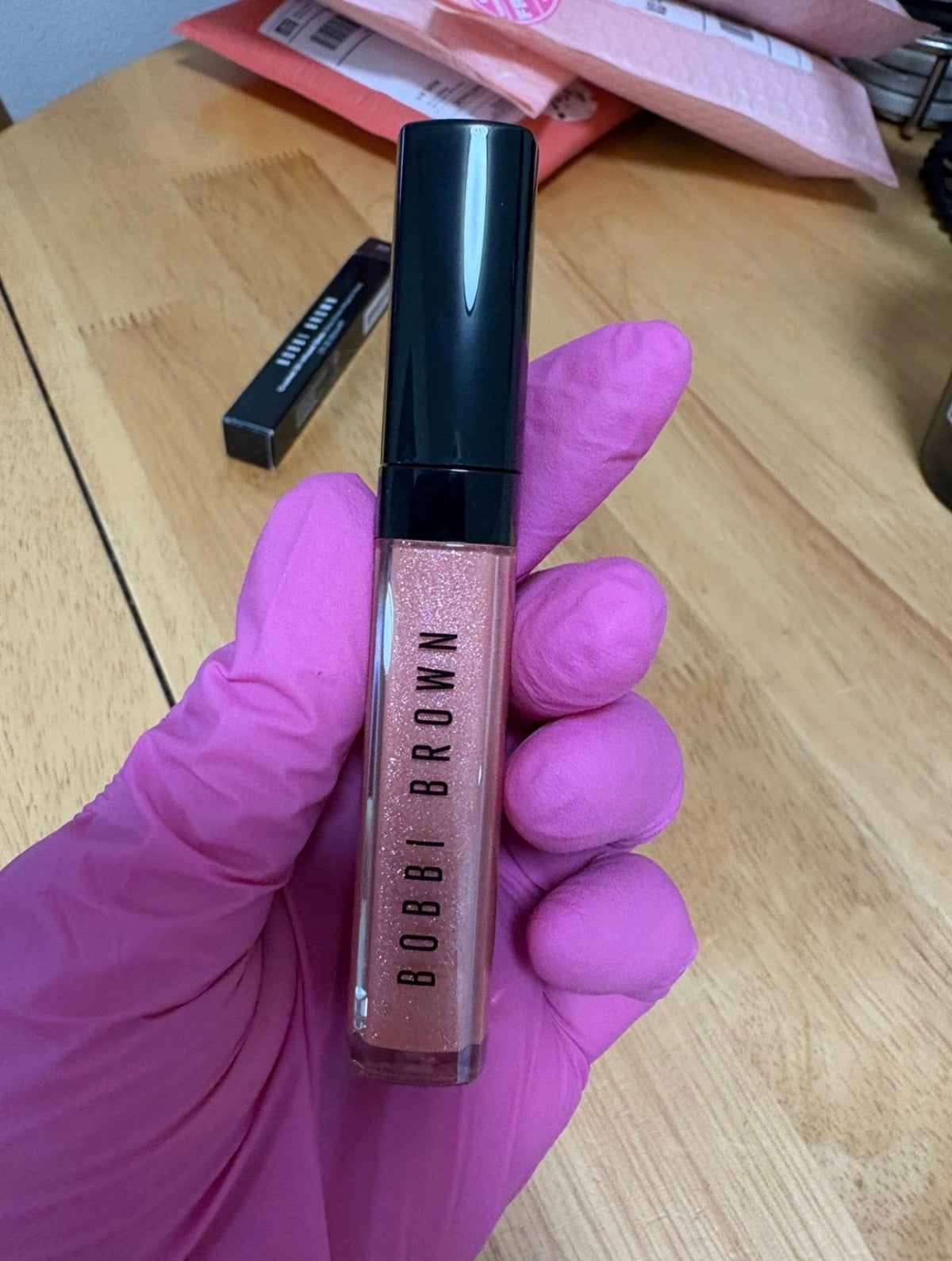Bobbi Brown Crushed Oil-Infused Gloss in BELLINI (shimmer), full Sz 0.2oz,BNIB