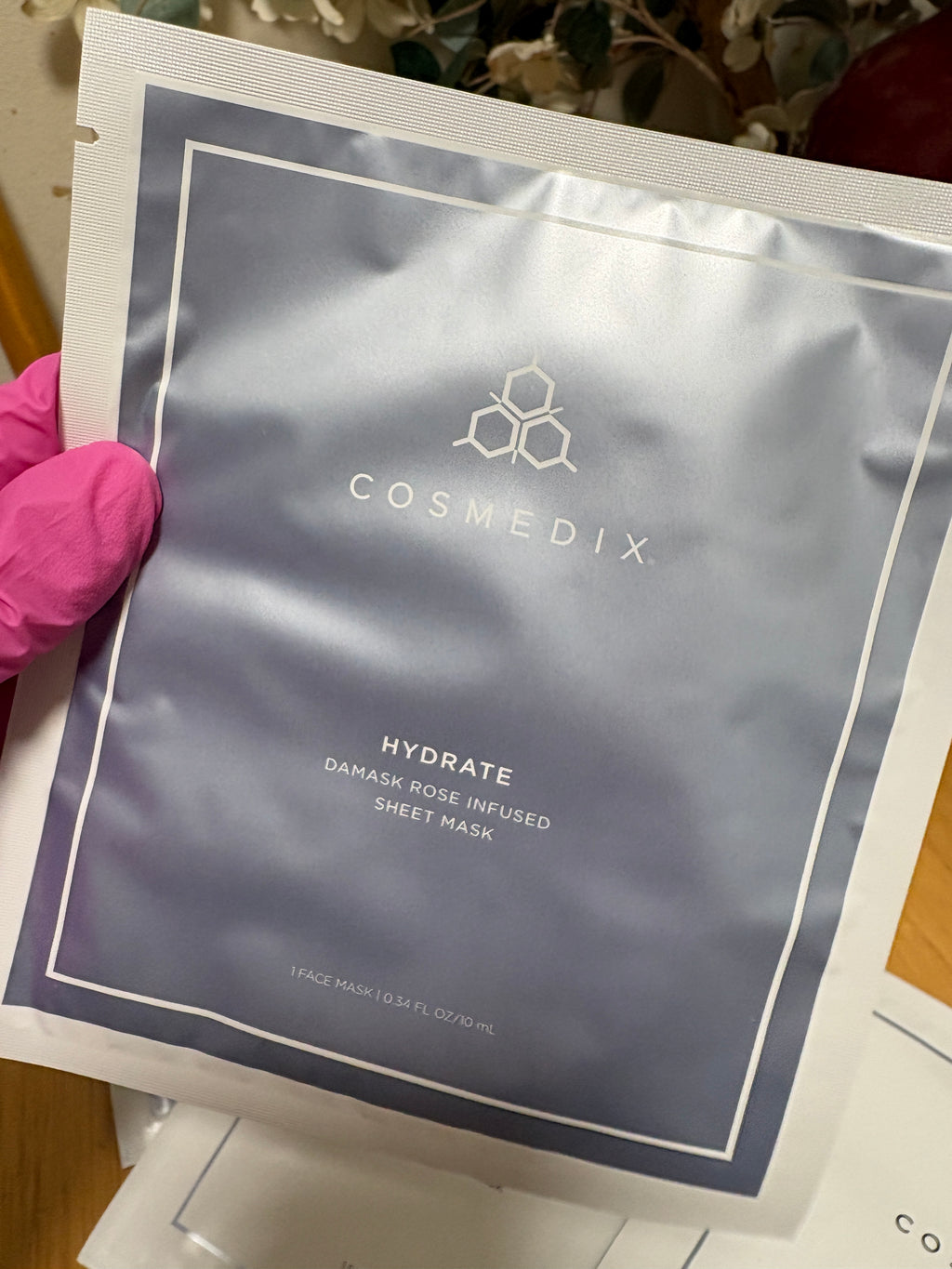 COSMEDIX Bio-Cellulose Sheet Mask Set 4ct Hydration Anti-Aging Niacinamide BNIB