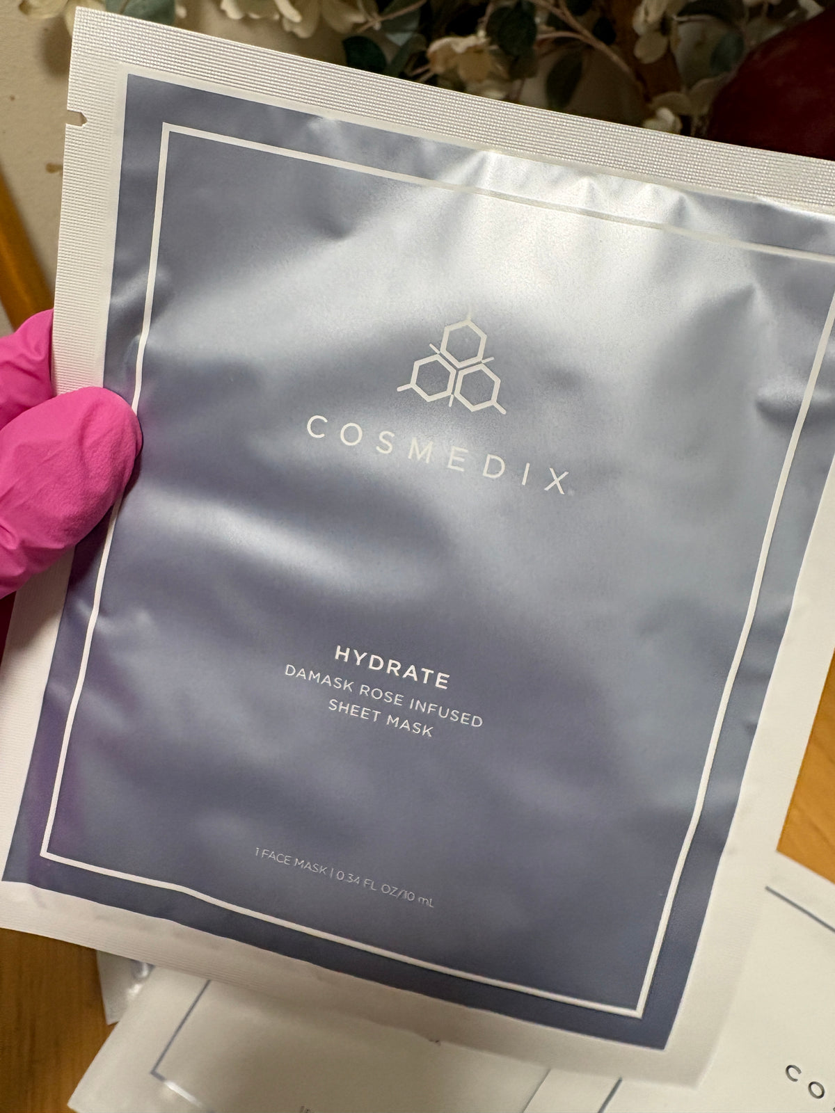 COSMEDIX Bio-Cellulose Sheet Mask Set 4ct Hydration Anti-Aging Niacinamide BNIB