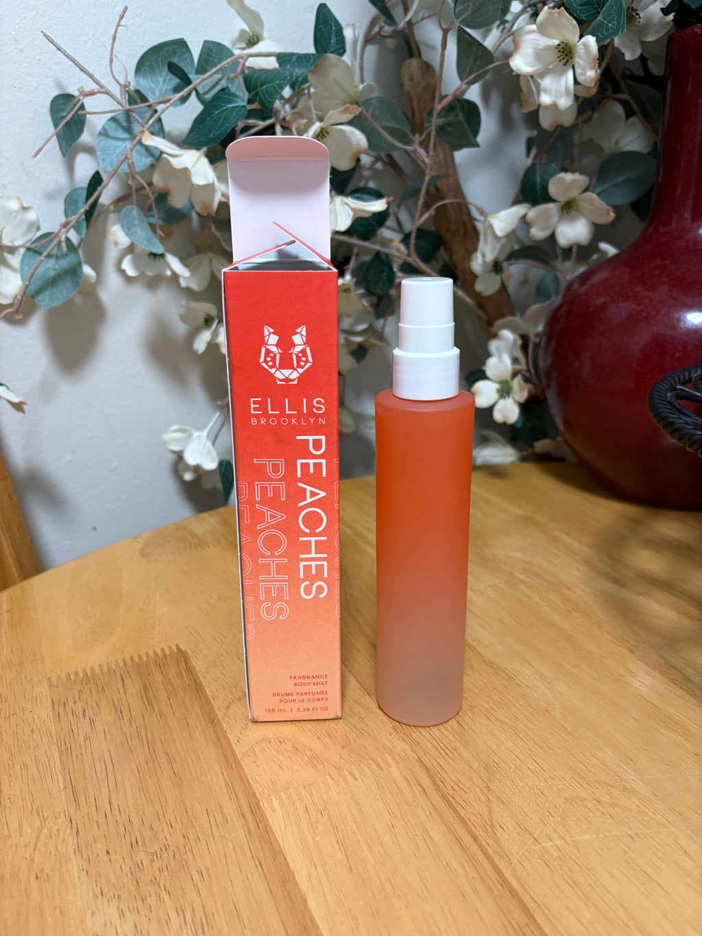 Ellis Brooklyn PEACHES Fragrance Body Mist,FullSz 3.38oz/100ml,BNIB,DISCONTINUED