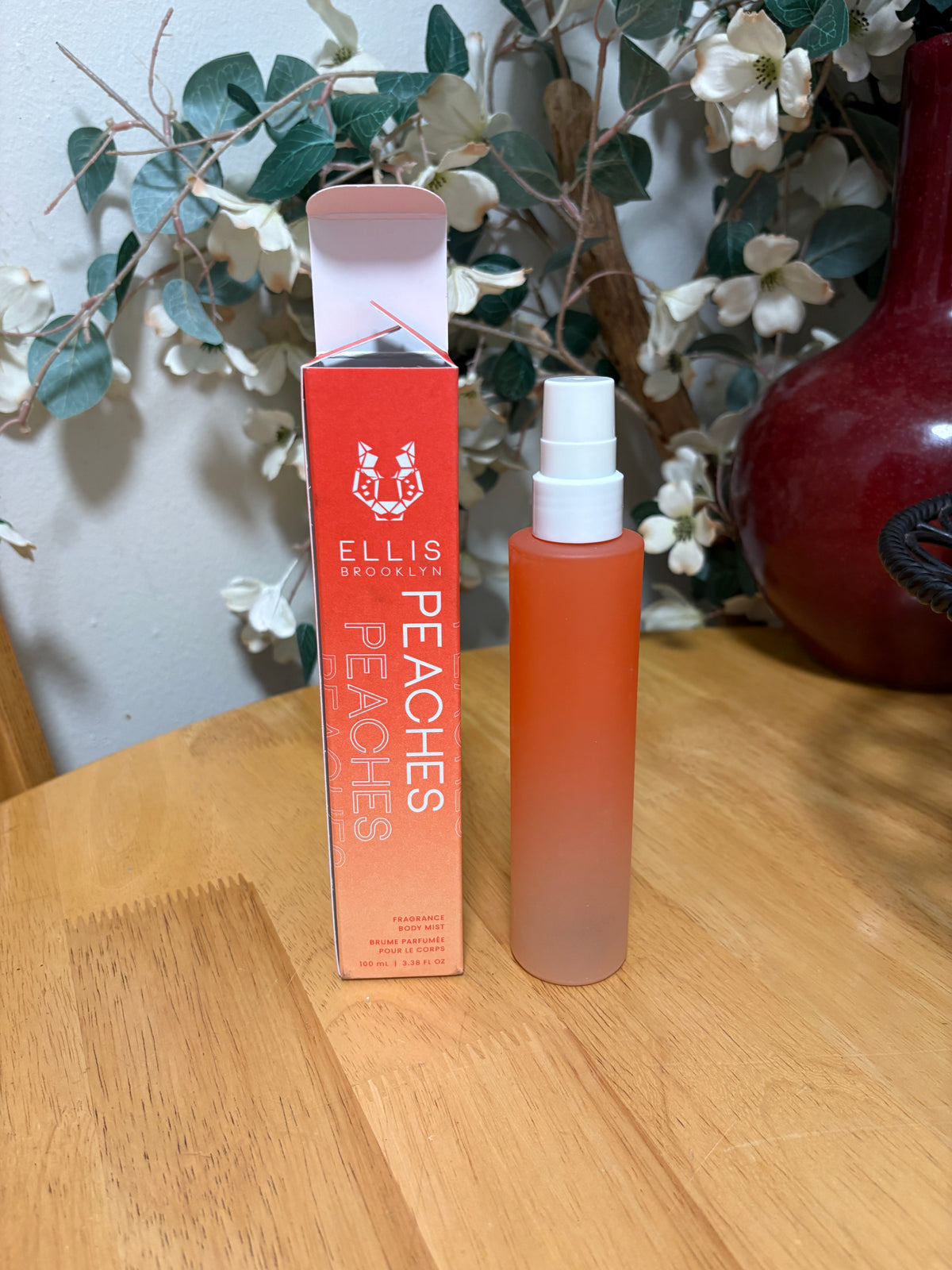Ellis Brooklyn PEACHES Fragrance Body Mist,FullSz 3.38oz/100ml,BNIB,DISCONTINUED