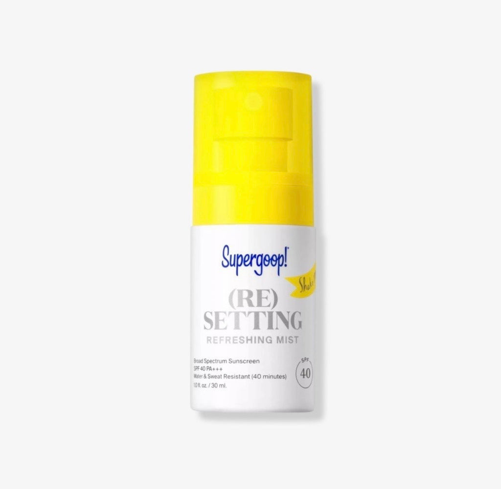 Supergoop! (RE) Setting Refreshing Mist SPF 40, 1oz, NWOB, SEALED, New, Exp:7/27