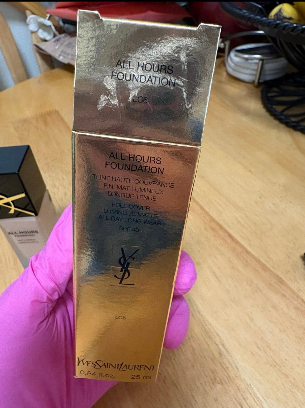 Yves Saint Laurent All Hours Foundation LC6 SPF 40 Luminous Matte 0.84oz, BNIB