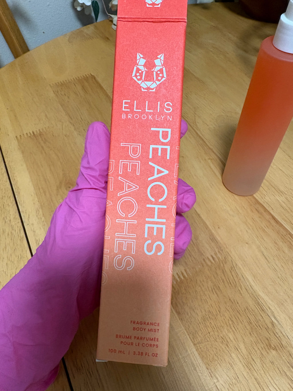 Ellis Brooklyn PEACHES Fragrance Body Mist,FullSz 3.38oz/100ml,BNIB,DISCONTINUED