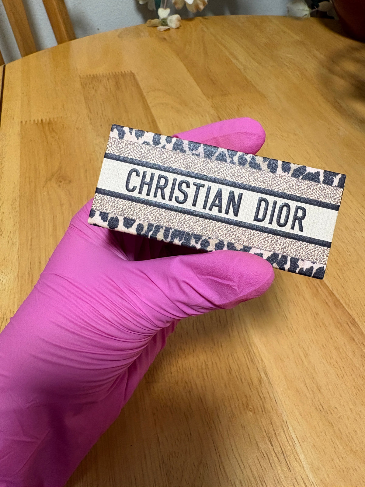 Christian Dior Limited Edition Mitzah Lipstick Case/Holder NEW, No Box, Leopard