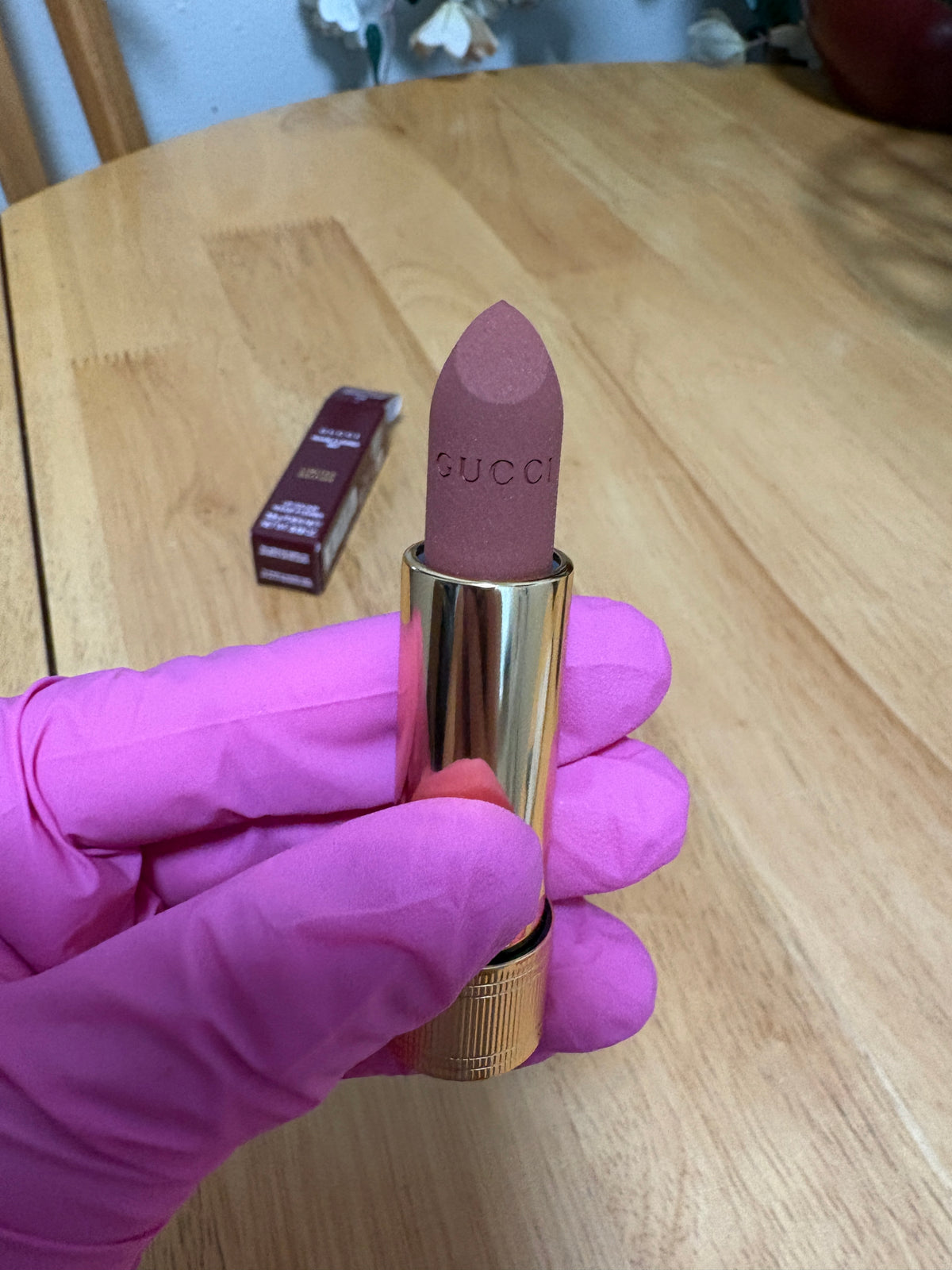 Gucci Limited Edition Lip Colour AMANDA DUSK 128 Full Sz, BNIB, Authentic, $50