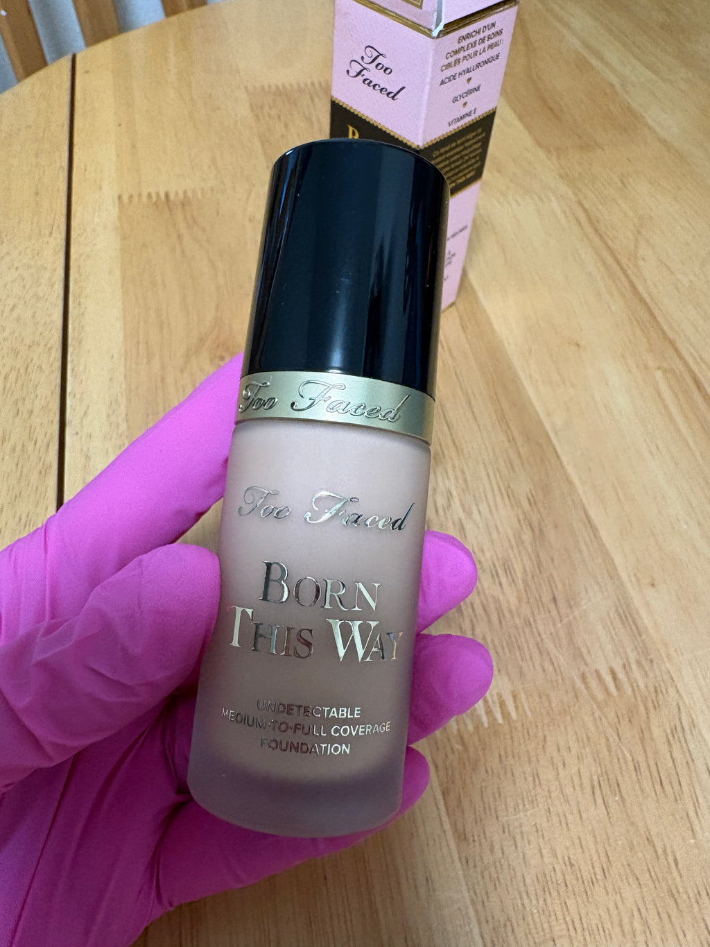 Too Faced Born This Way Foundation In NUDE, New Formula, Full Sz 1oz, AUTHENTIC