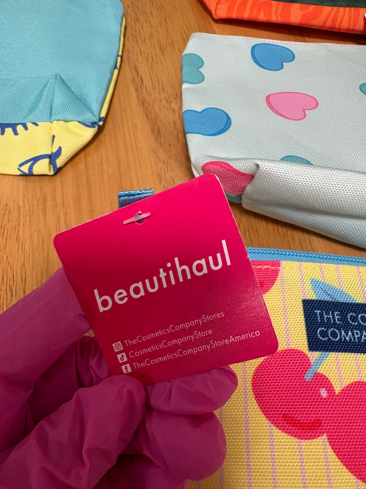 The Cosmetics Company Store ~ beautihaul ~ 4pc Bundle Toiletry Bag, NEW, BNWT