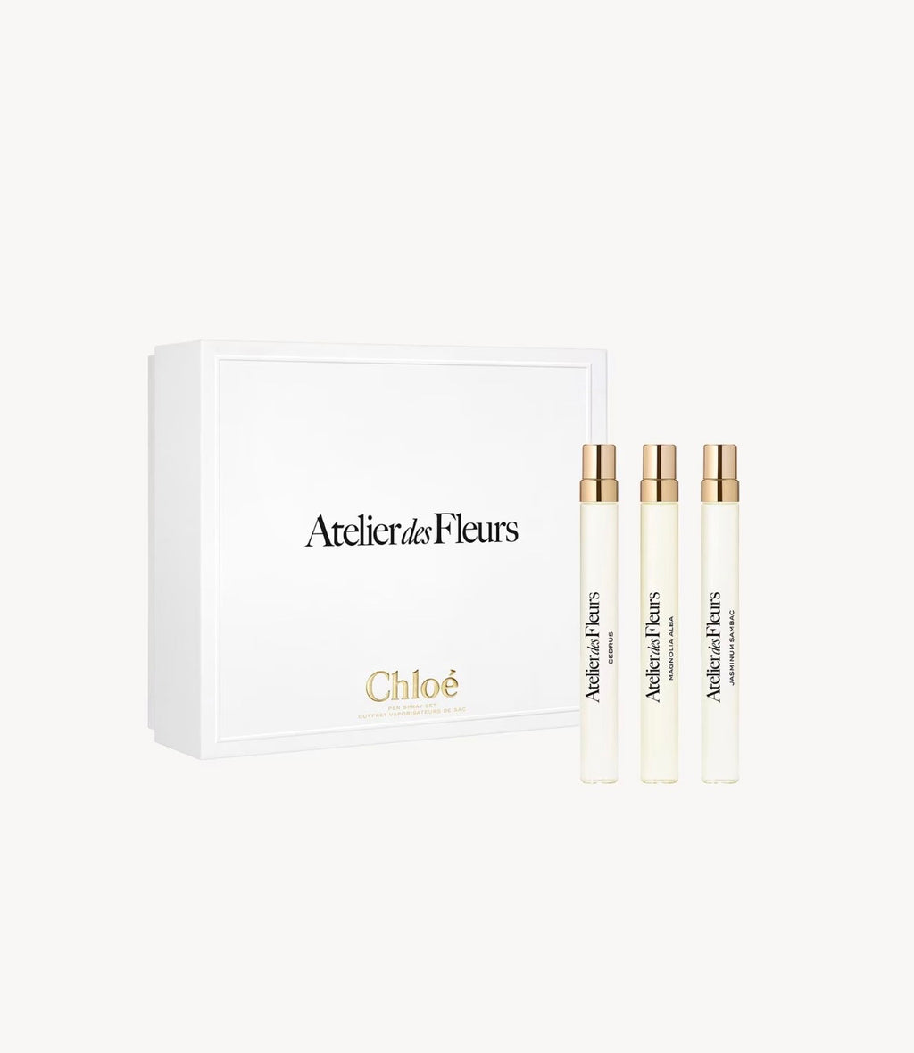 Chloé Atelier des Fleurs Eau de Parfum Pen Spray Set 3 x 0.33 fl oz, BNIB, New