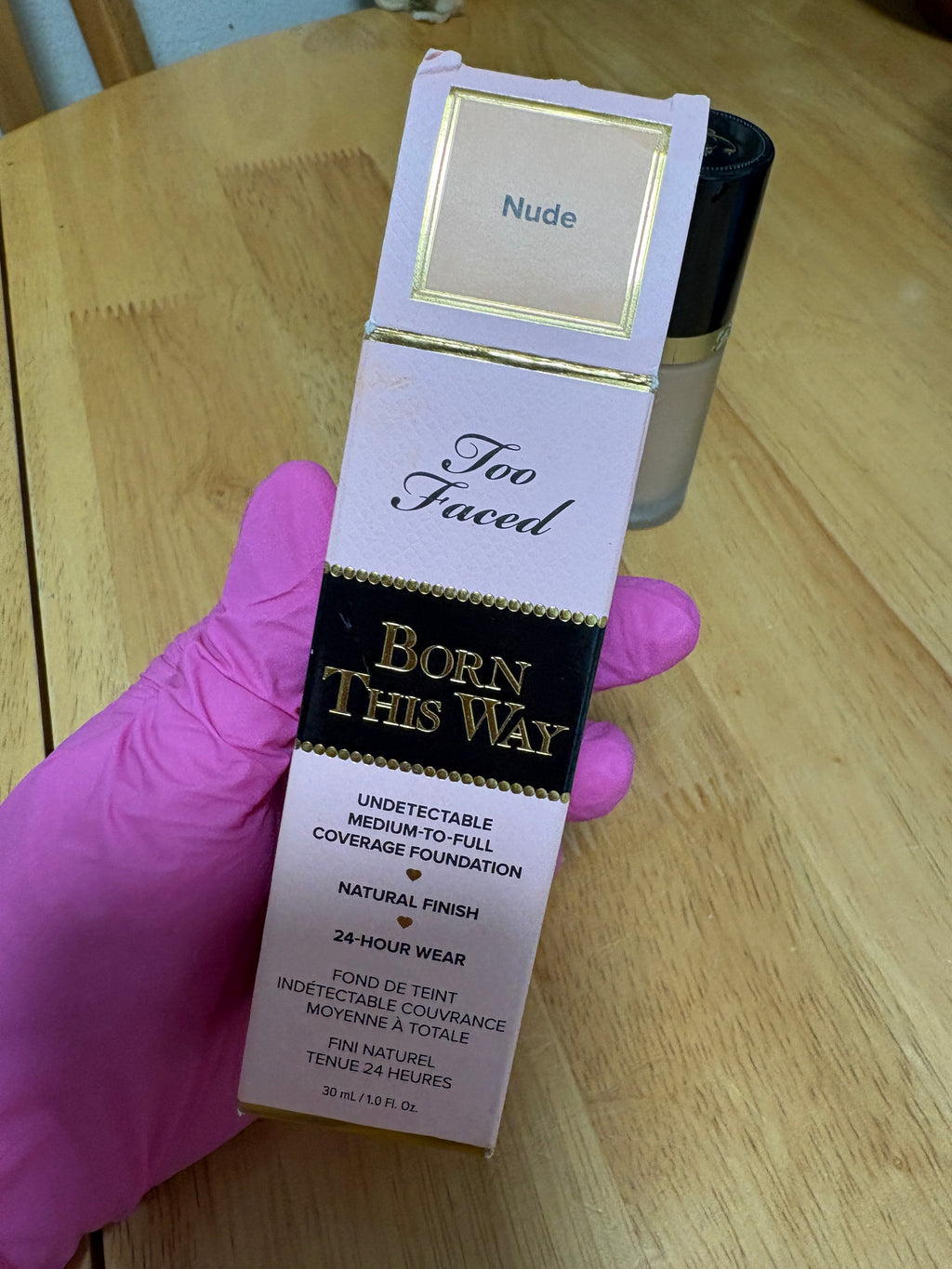 Too Faced Born This Way Foundation In NUDE, New Formula, Full Sz 1oz, AUTHENTIC