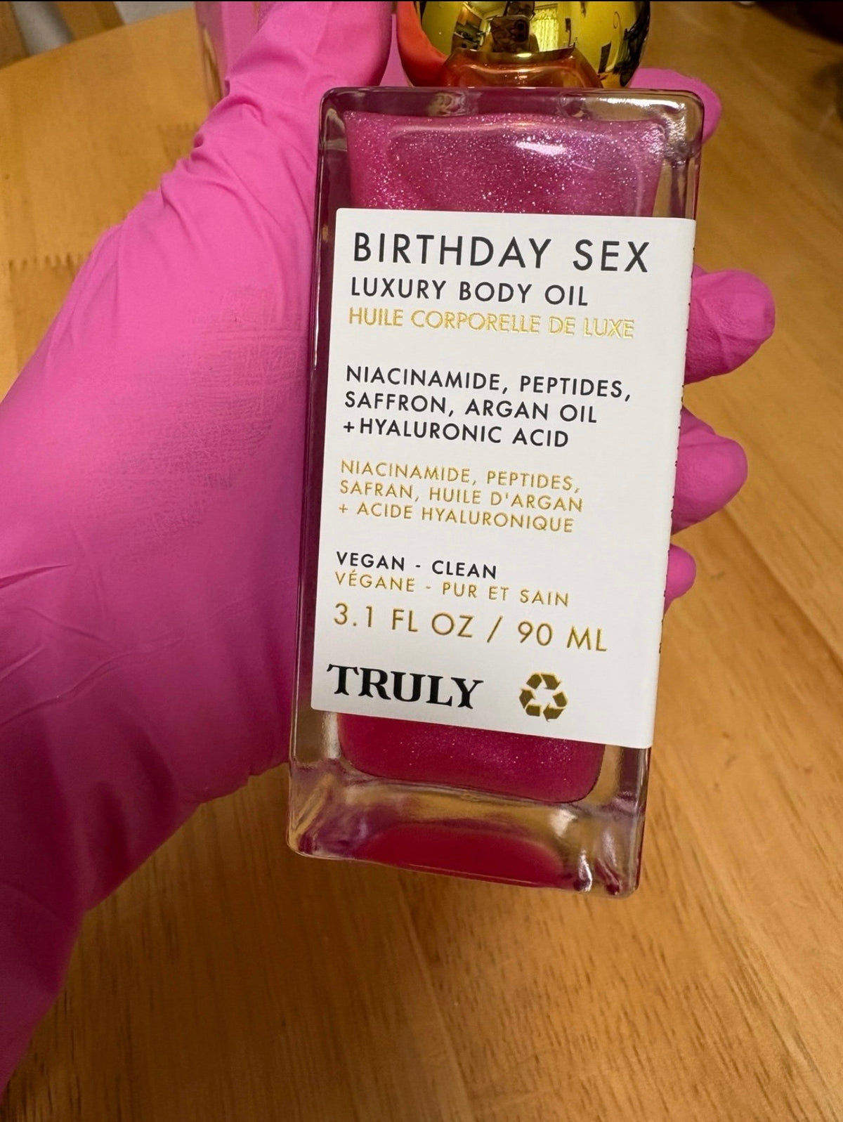 Truly ~ Birthday Sex, Luxury Body Oil, Full Sz 3.1oz/90ml, BNIB, AUTHENTIC, New