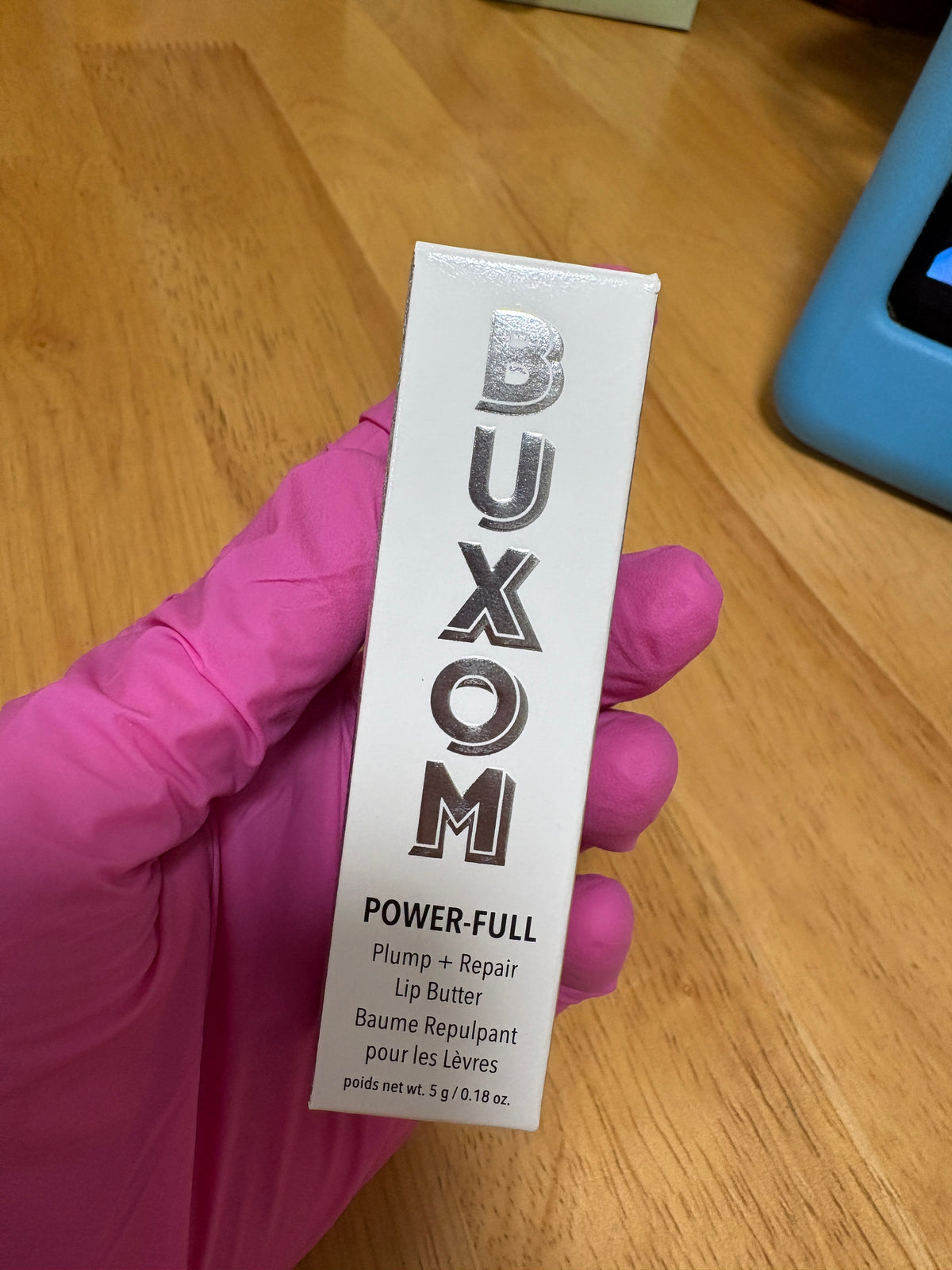 Buxom Power-Full Plump & Repair Lip Butter BARE/Clear Full Sz, 0.18oz, BNIB, New