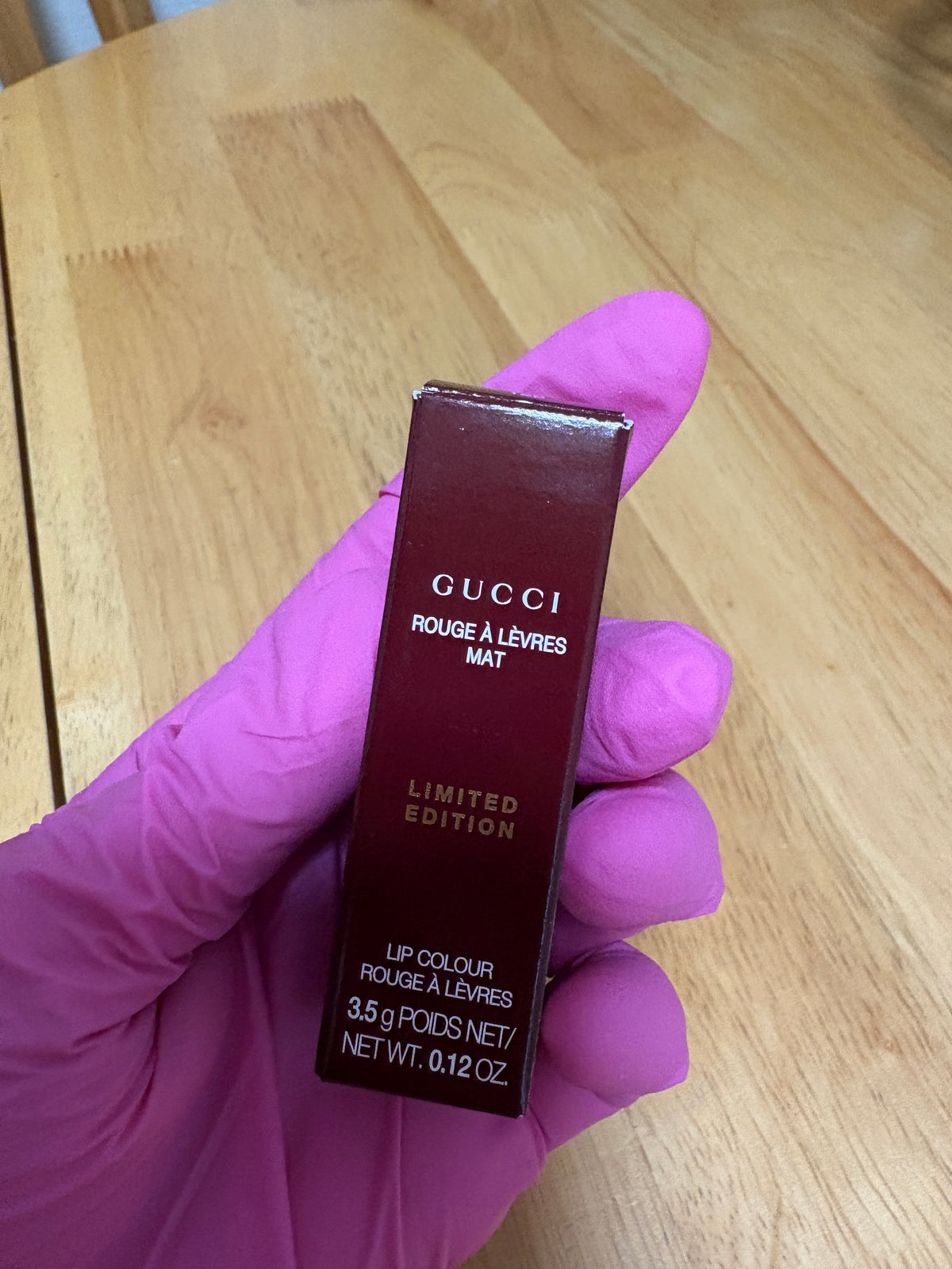 Gucci Limited Edition Lip Colour AMANDA DUSK 128 Full Sz, BNIB, Authentic, $50