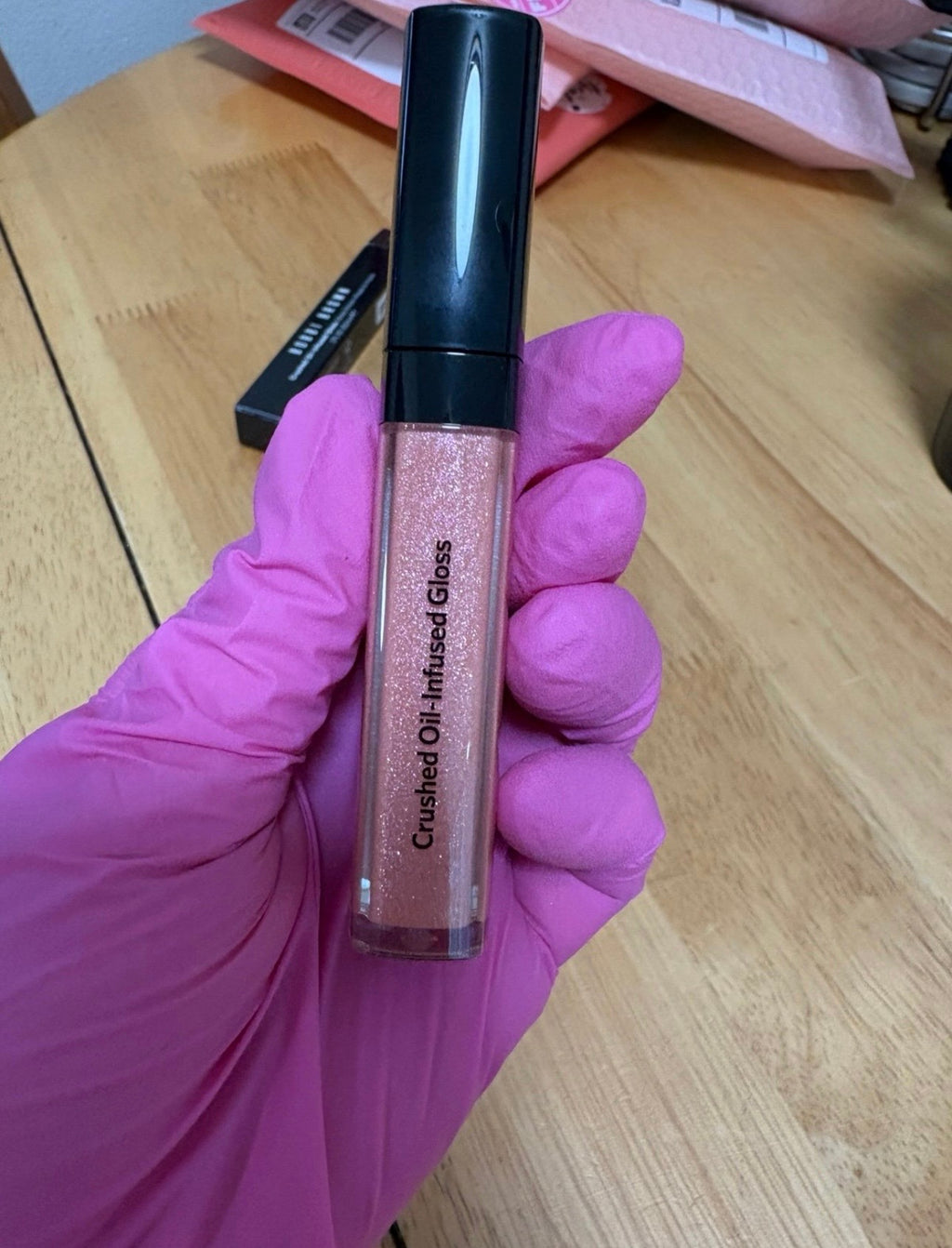 Bobbi Brown Crushed Oil-Infused Gloss in BELLINI (shimmer), full Sz 0.2oz,BNIB