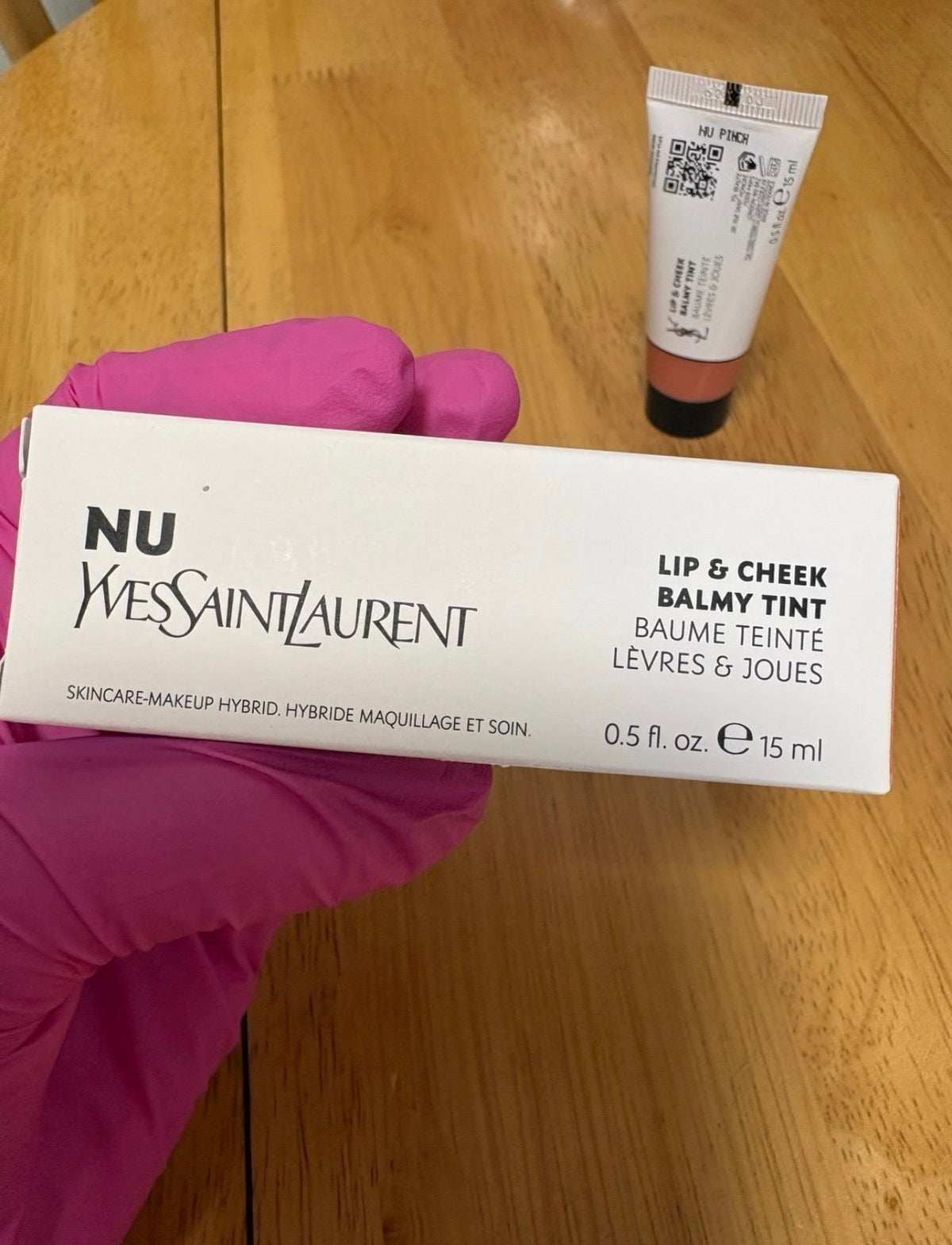Yves Saint Laurent NU Lip & Cheek Balmy Tint in NU PINCH, 0.5oz, BNIB, AUTHENTIC