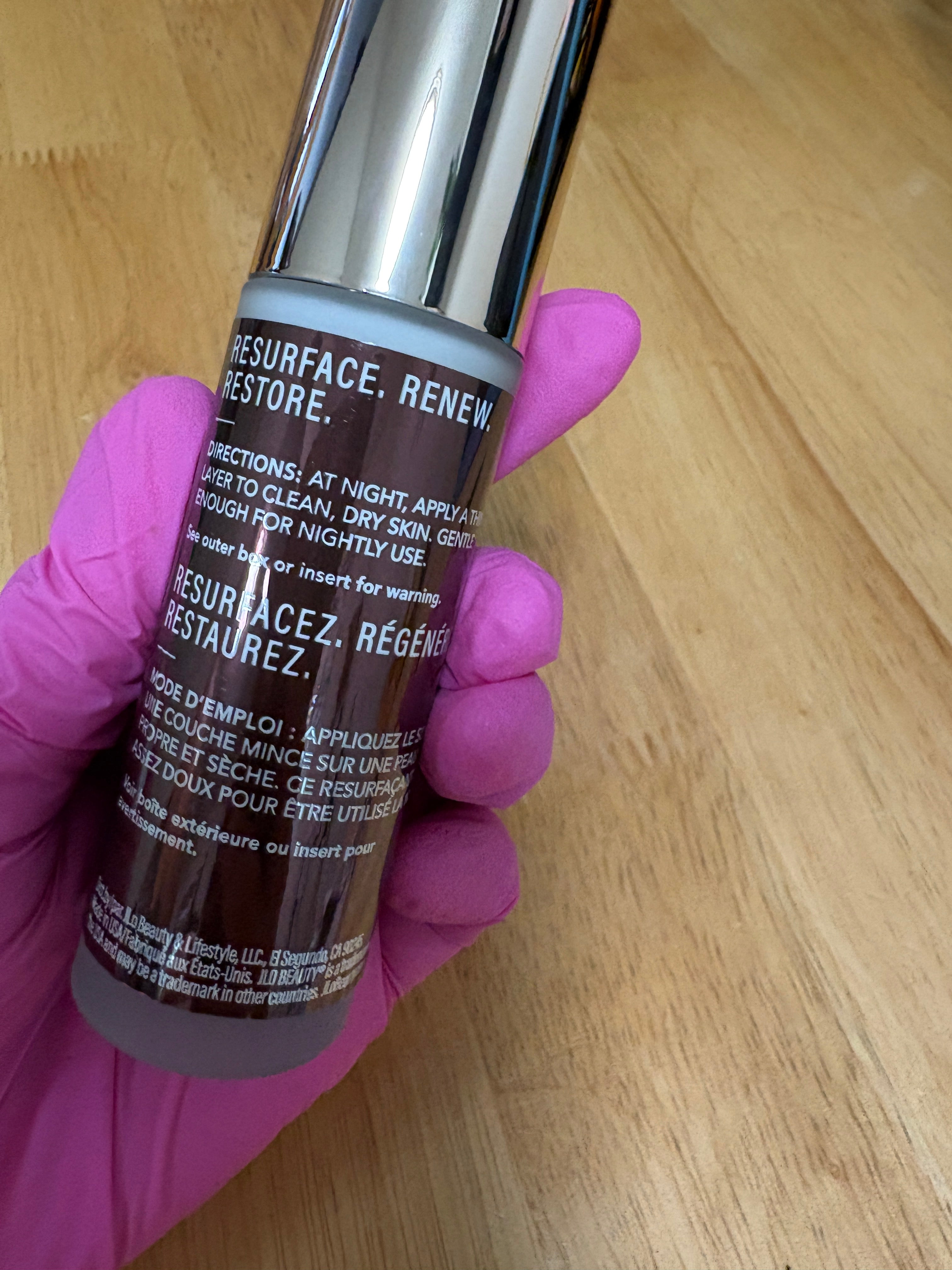 JLo Beauty~That Overnight Hustle, AHA & BHA Resurfacer, full Sz 1oz, BNIB, New