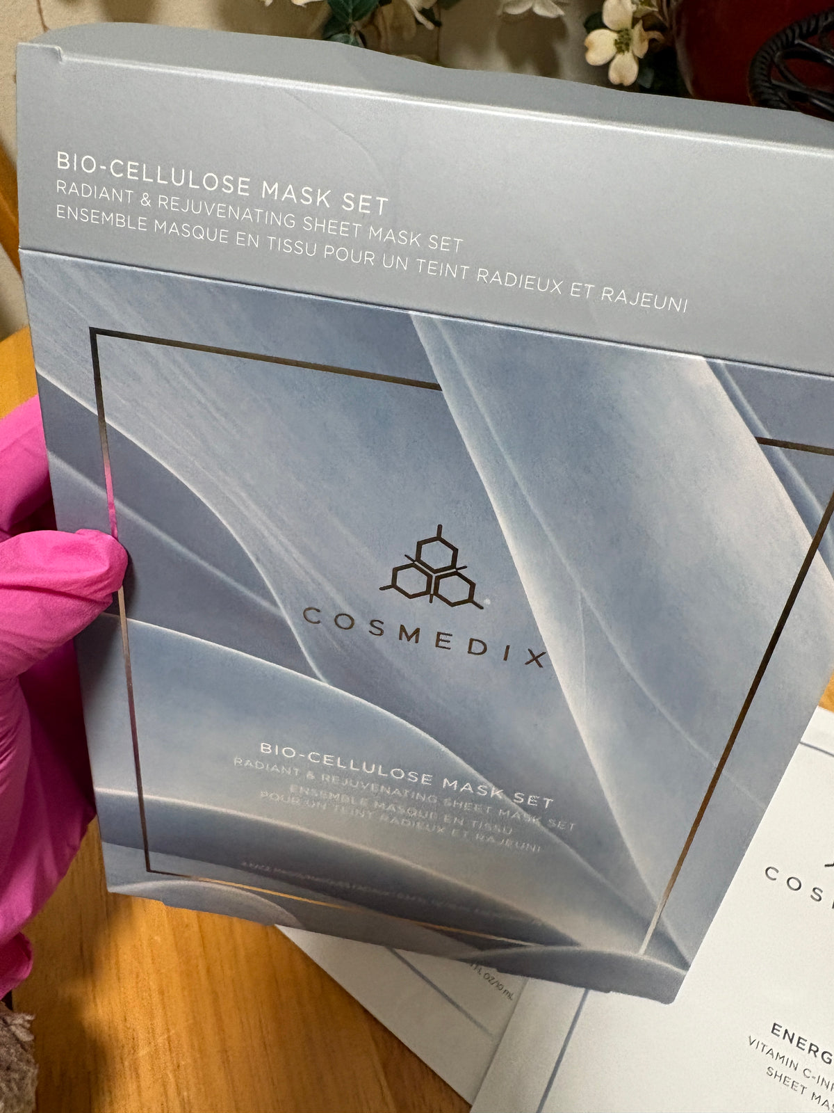 COSMEDIX Bio-Cellulose Sheet Mask Set 4ct Hydration Anti-Aging Niacinamide BNIB