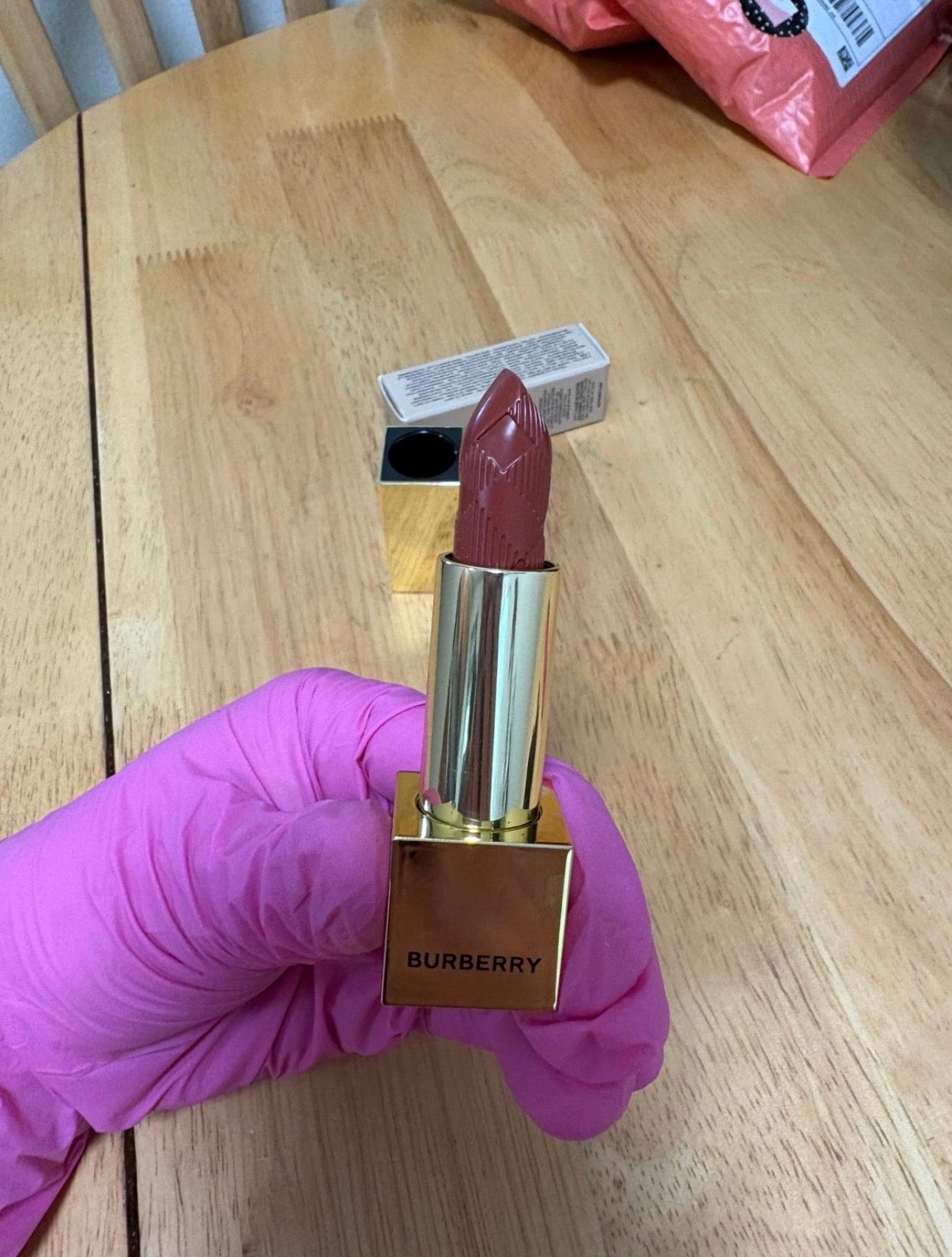 BURBERRY Kisses Satin Lip Colour 93 RUSSET, Full Sz 0.11oz, BNIB, AUTHENTIC, New