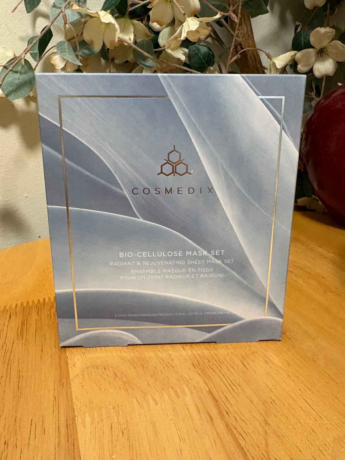 COSMEDIX Bio-Cellulose Sheet Mask Set 4ct Hydration Anti-Aging Niacinamide BNIB