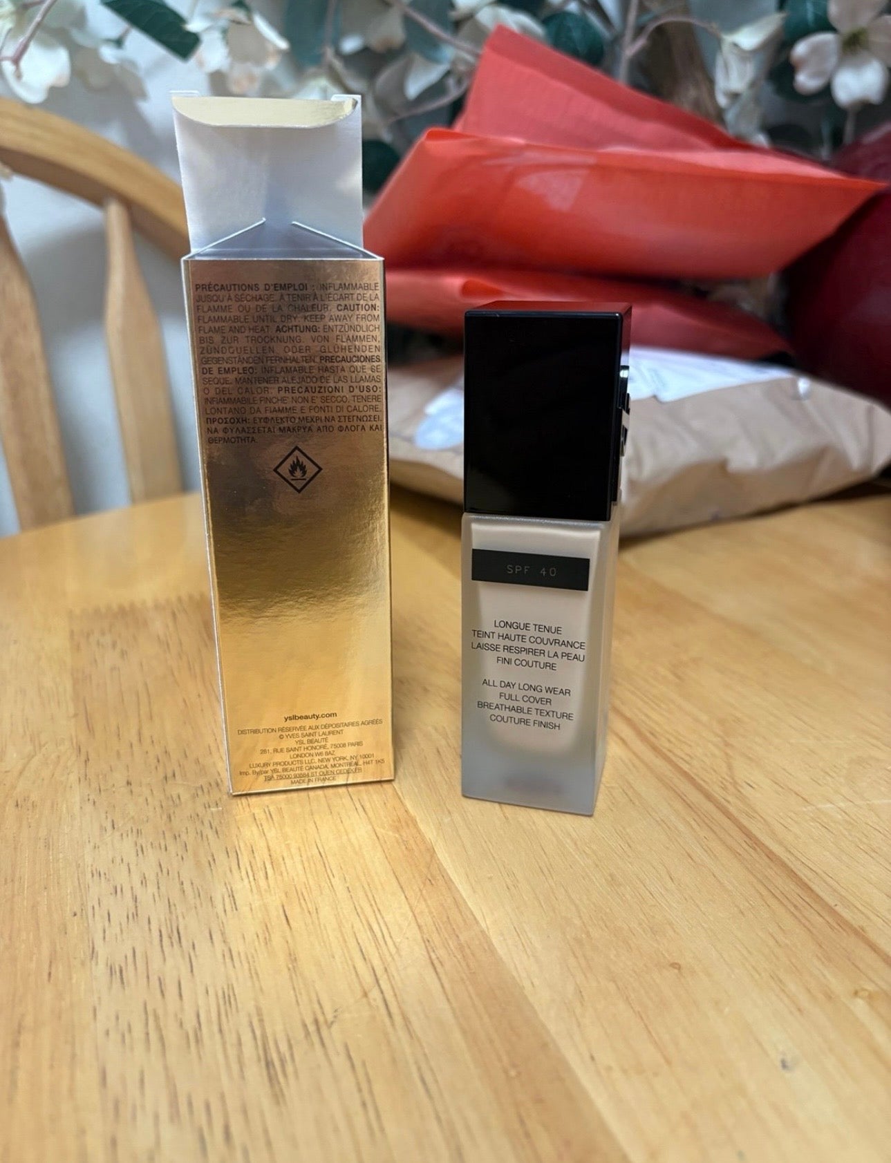 Yves Saint Laurent All Hours Foundation LC6 SPF 40 Luminous Matte 0.84oz, BNIB
