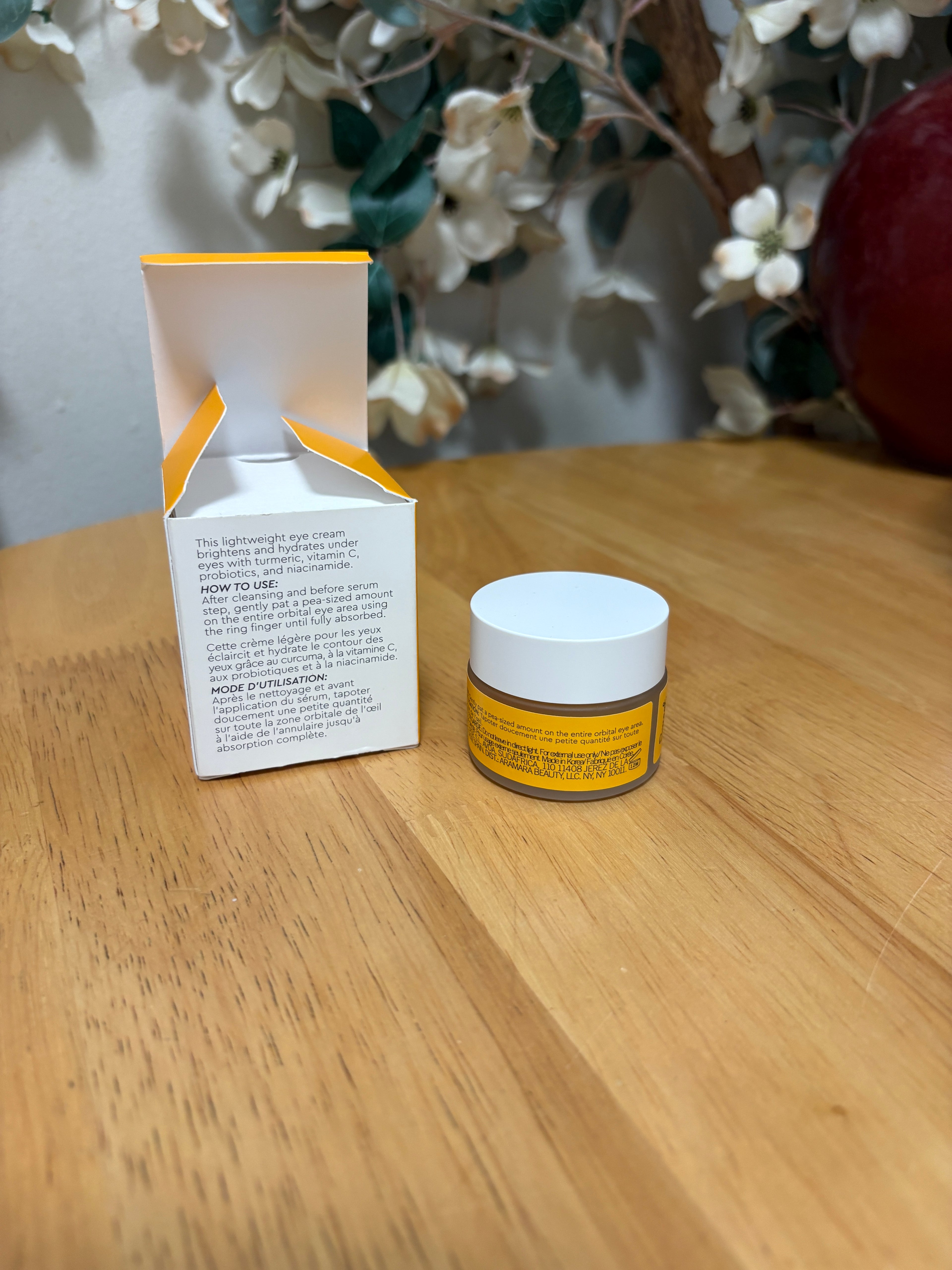 Sweet Chef~ Turmeric + Vitamin C Booster Eye Cream, full Sz 0.5oz, BNIB, Sealed