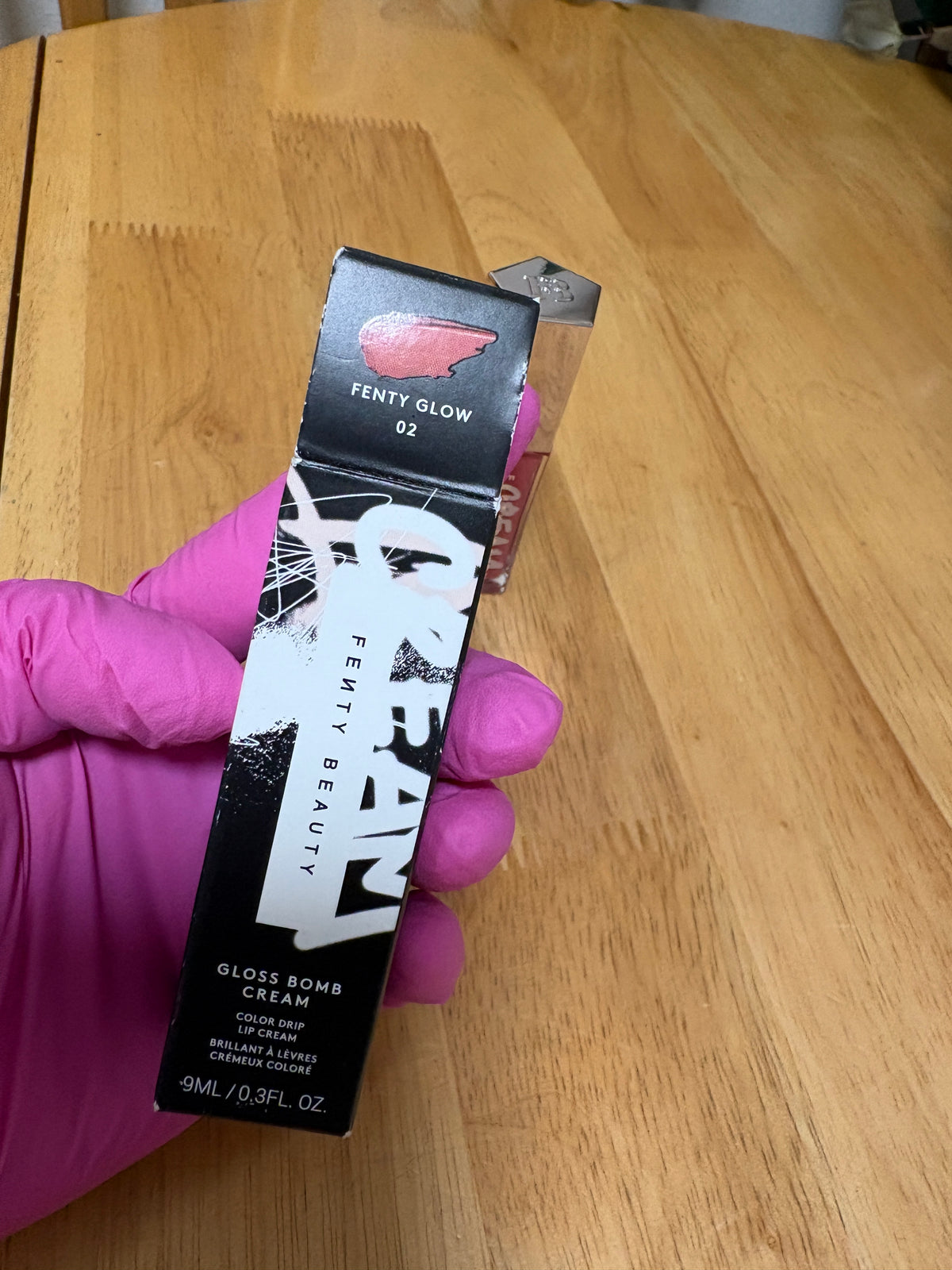 Fenty Beauty Gloss Bomb Lip Cream FENTY GLOW 02, Full Sz 0.3oz, BNIB, Authentic