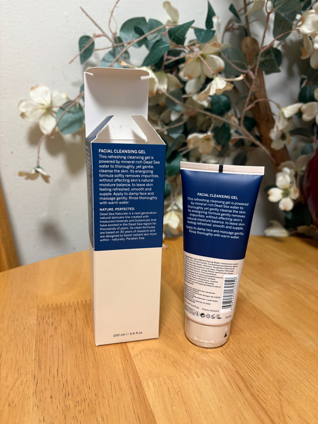 Dead Sea Naturals By Ahava Facial Cleaning Gel Vegan, BNIB, Sealed, New 3.4 Oz