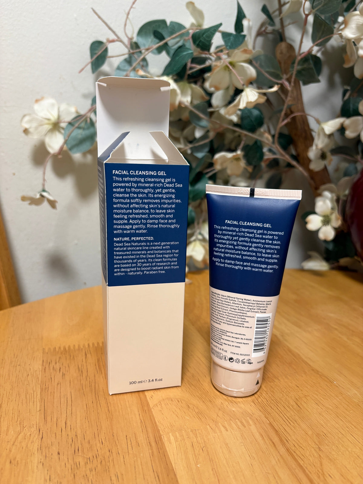 Dead Sea Naturals By Ahava Facial Cleaning Gel Vegan, BNIB, Sealed, New 3.4 Oz