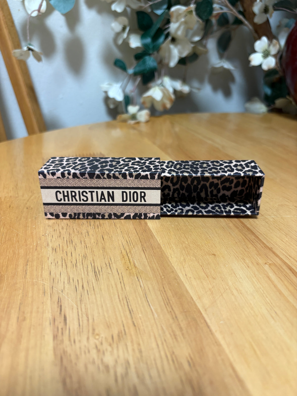 Christian Dior Limited Edition Mitzah Lipstick Case/Holder NEW, No Box, Leopard