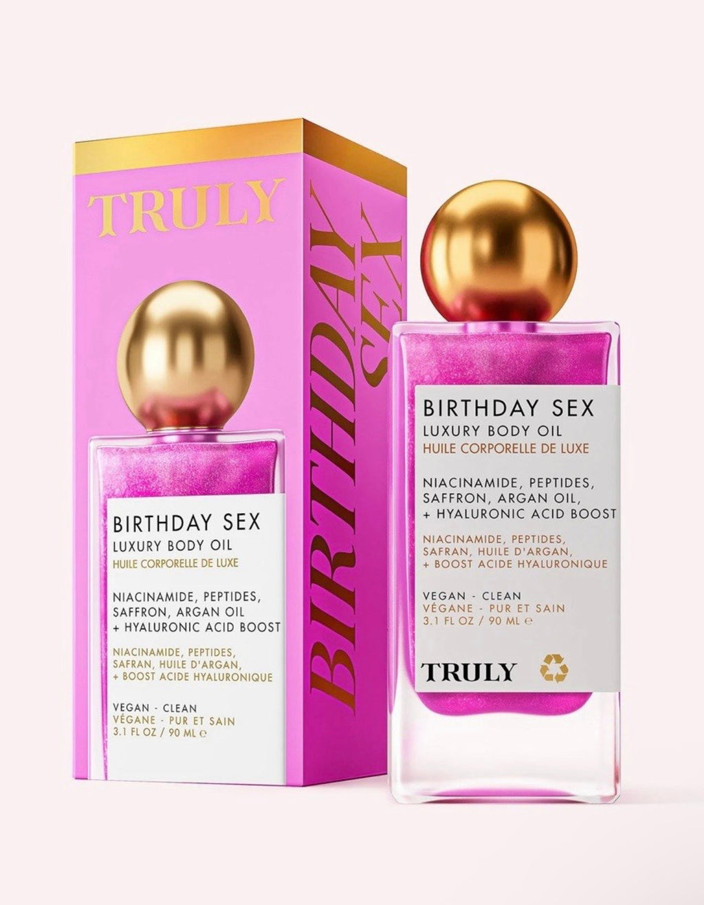 Truly ~ Birthday Sex, Luxury Body Oil, Full Sz 3.1oz/90ml, BNIB, AUTHENTIC, New