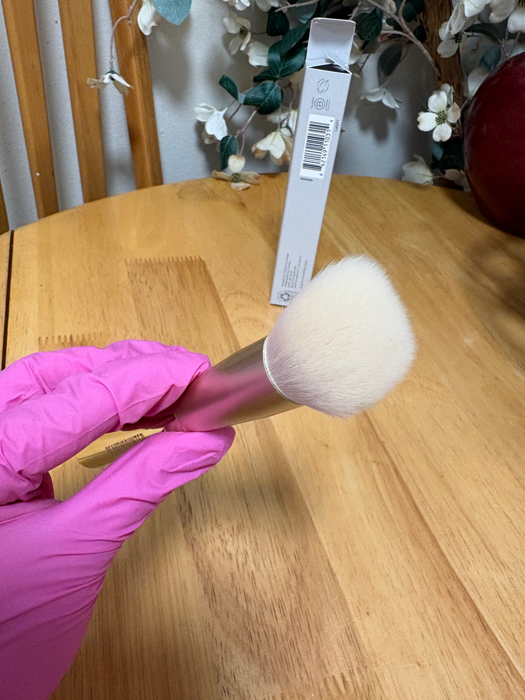 BEAUTYCOUNTER Cream Bronzer Brush, Makeup Brush Discontinued, BNIB, Gold Finish